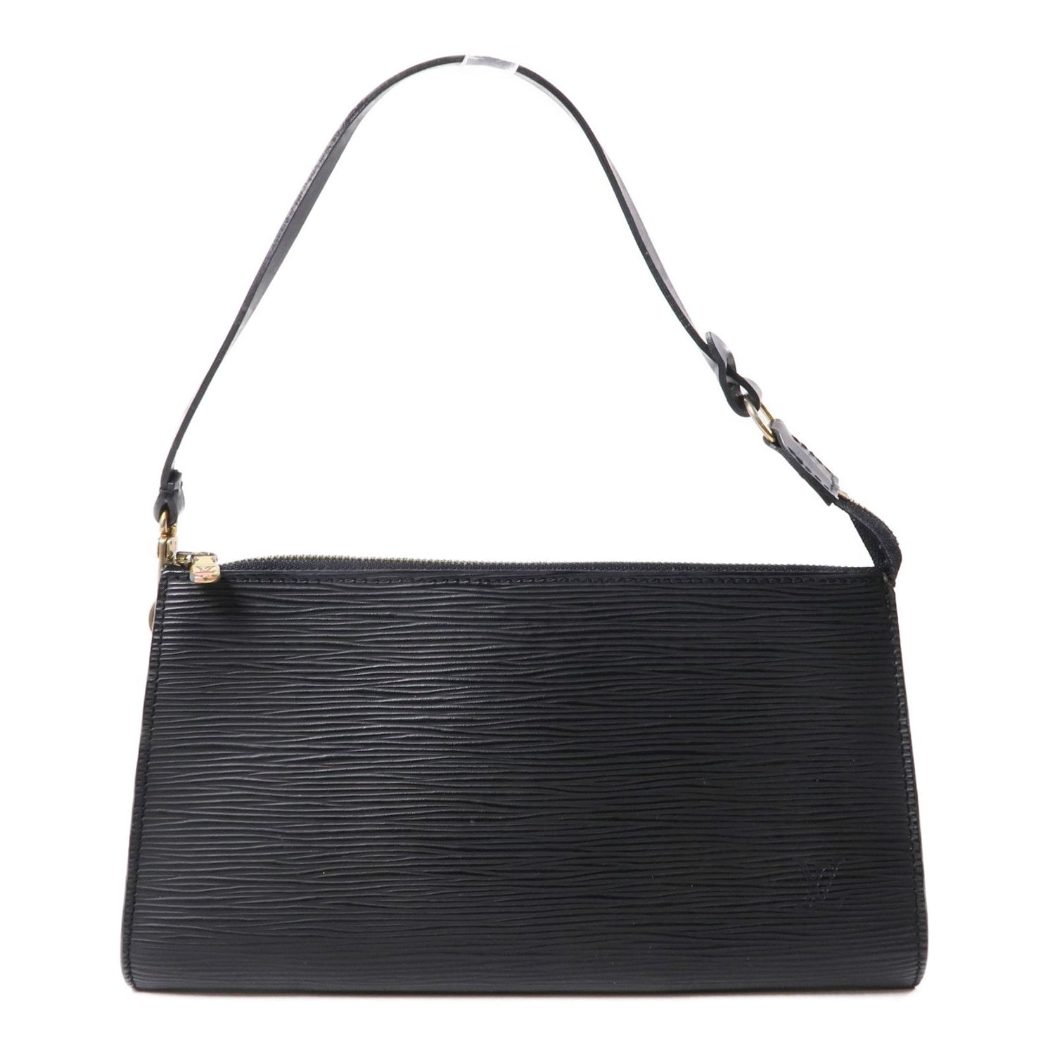 Louis Vuitton Epi Pochette Accessoires Pouch Gold Handmade Bag Black Black Handbag M 5294