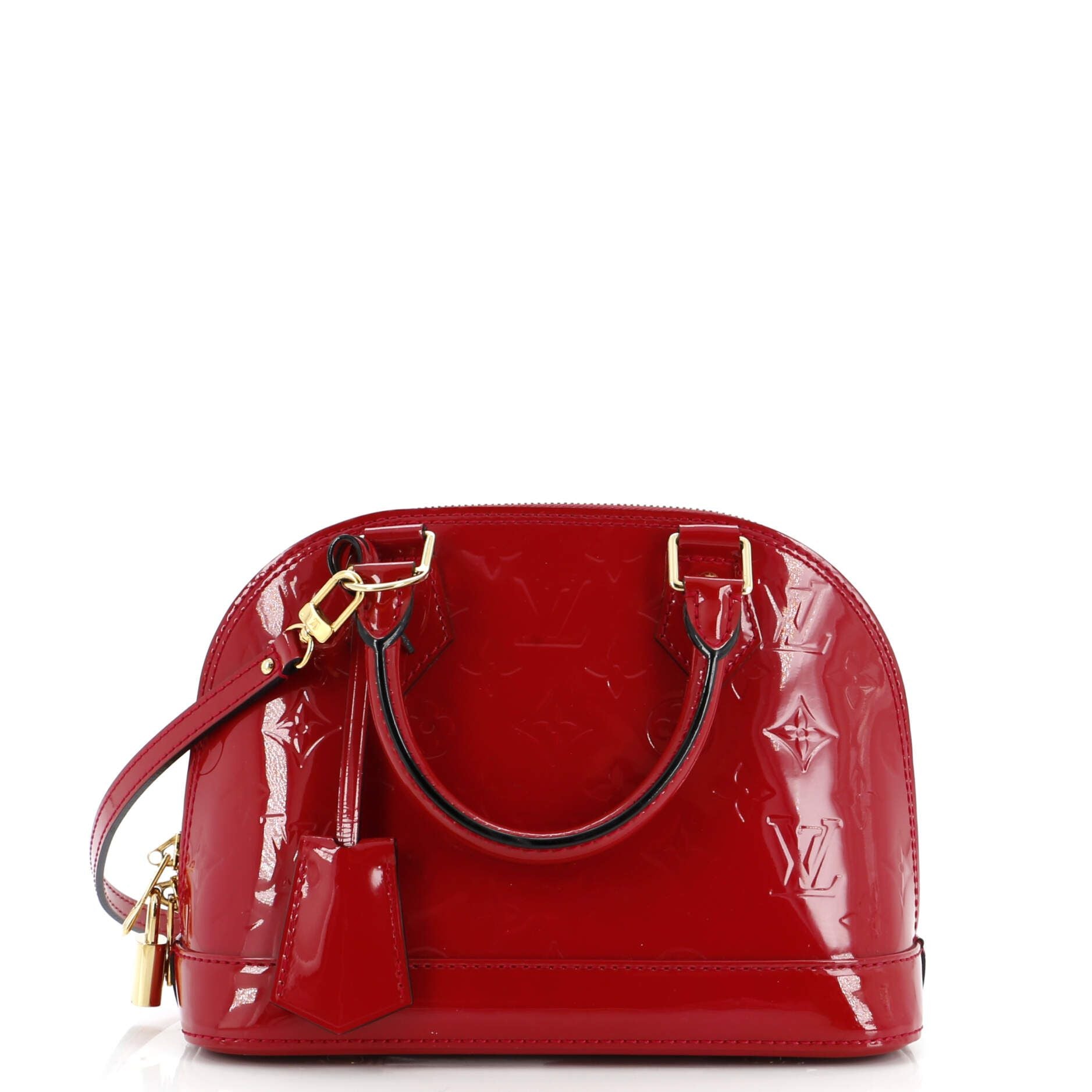 Louis Vuitton Alma Handbag Monogram Vernis Bb