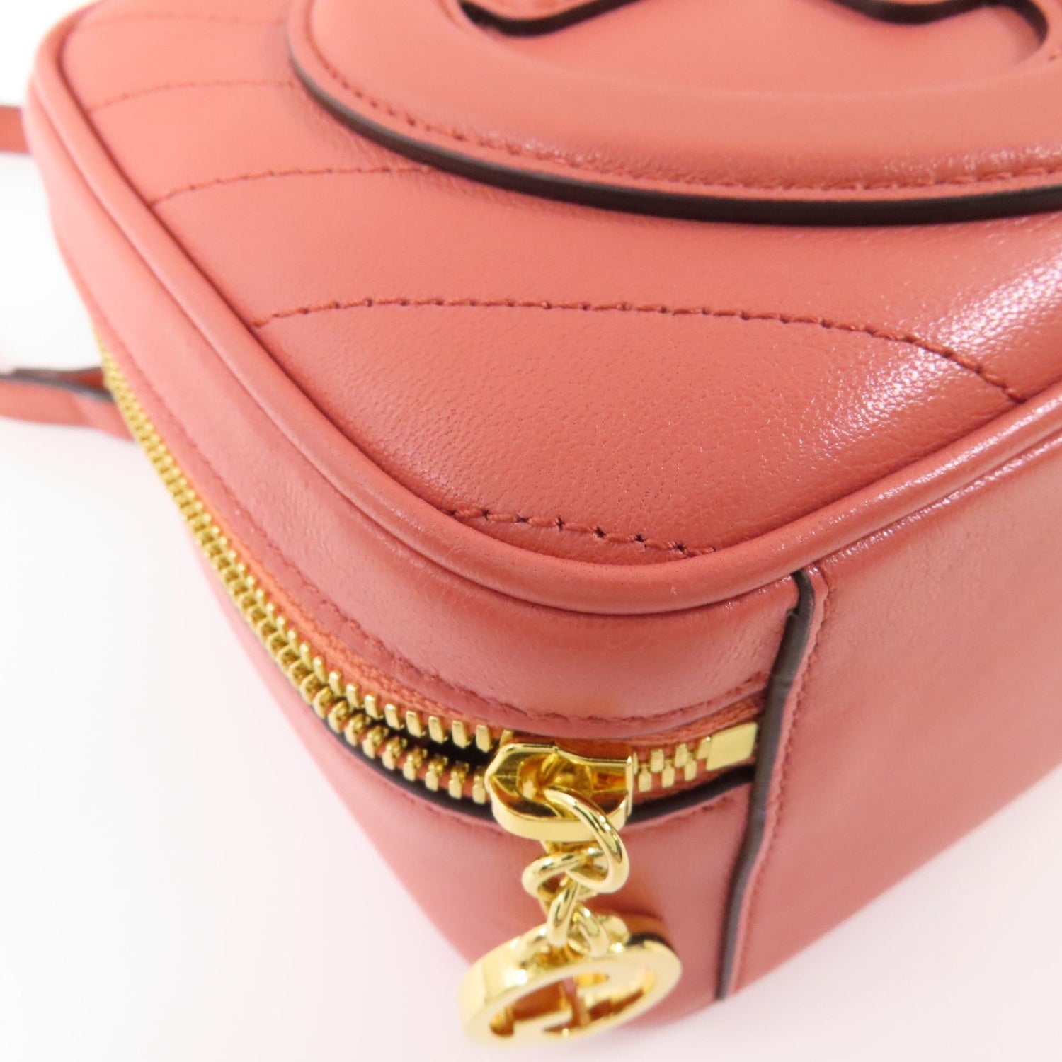 Gucci Cowhide Leather Blondie Bag Hand-handed Shoulder And Back Bag 2way Shoulder Bag Pink Calfskin (cowhide) 74
