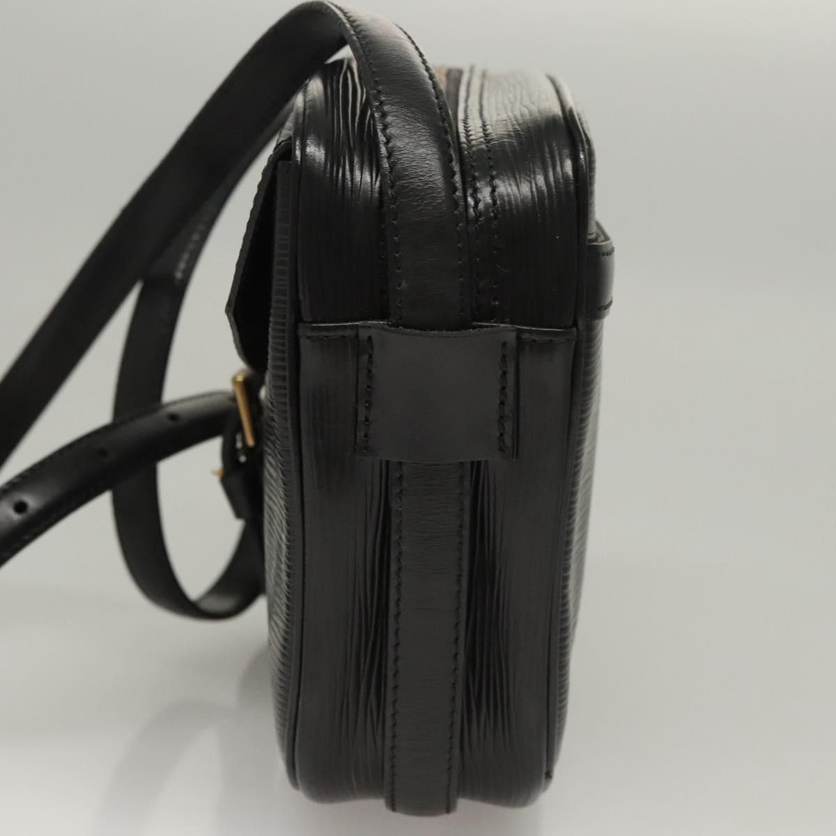 Louis Vuitton Epi Jeune Fille Mm Shoulder Bag Black M 52152 Lv Auth