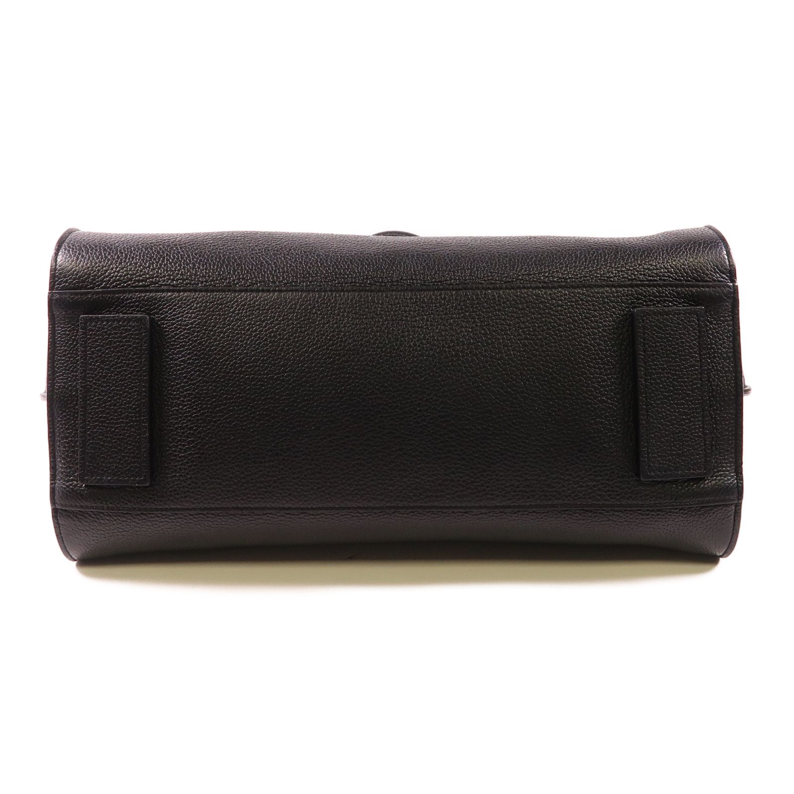 Saint Laurent Cowhide Leather Hand Bag Black Calfskin (cowhide) Ars 647168