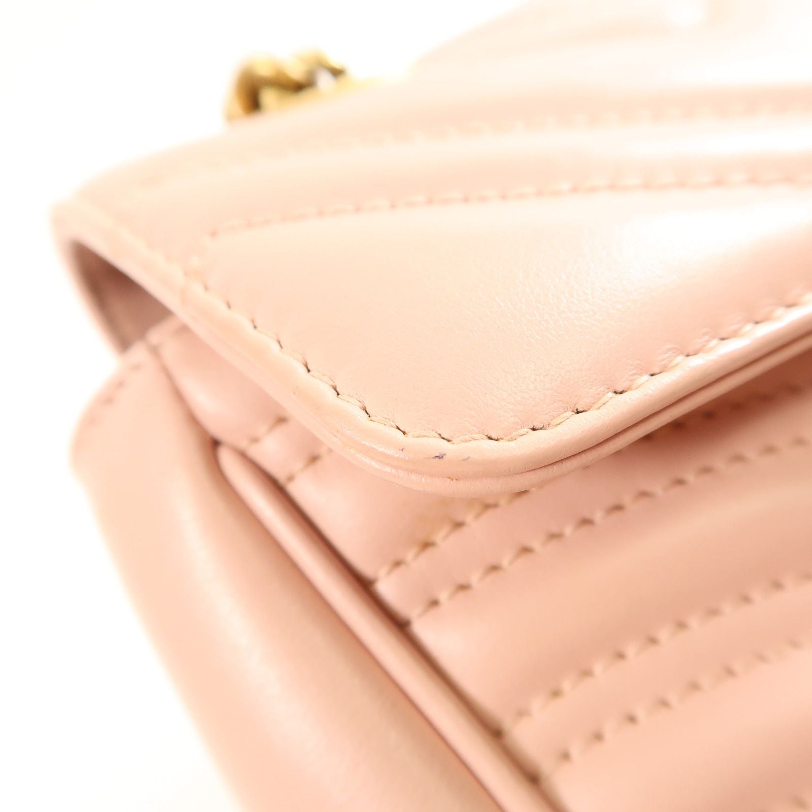 Gucci Small GG Marmont Flap Bag, Matelasse Chevron