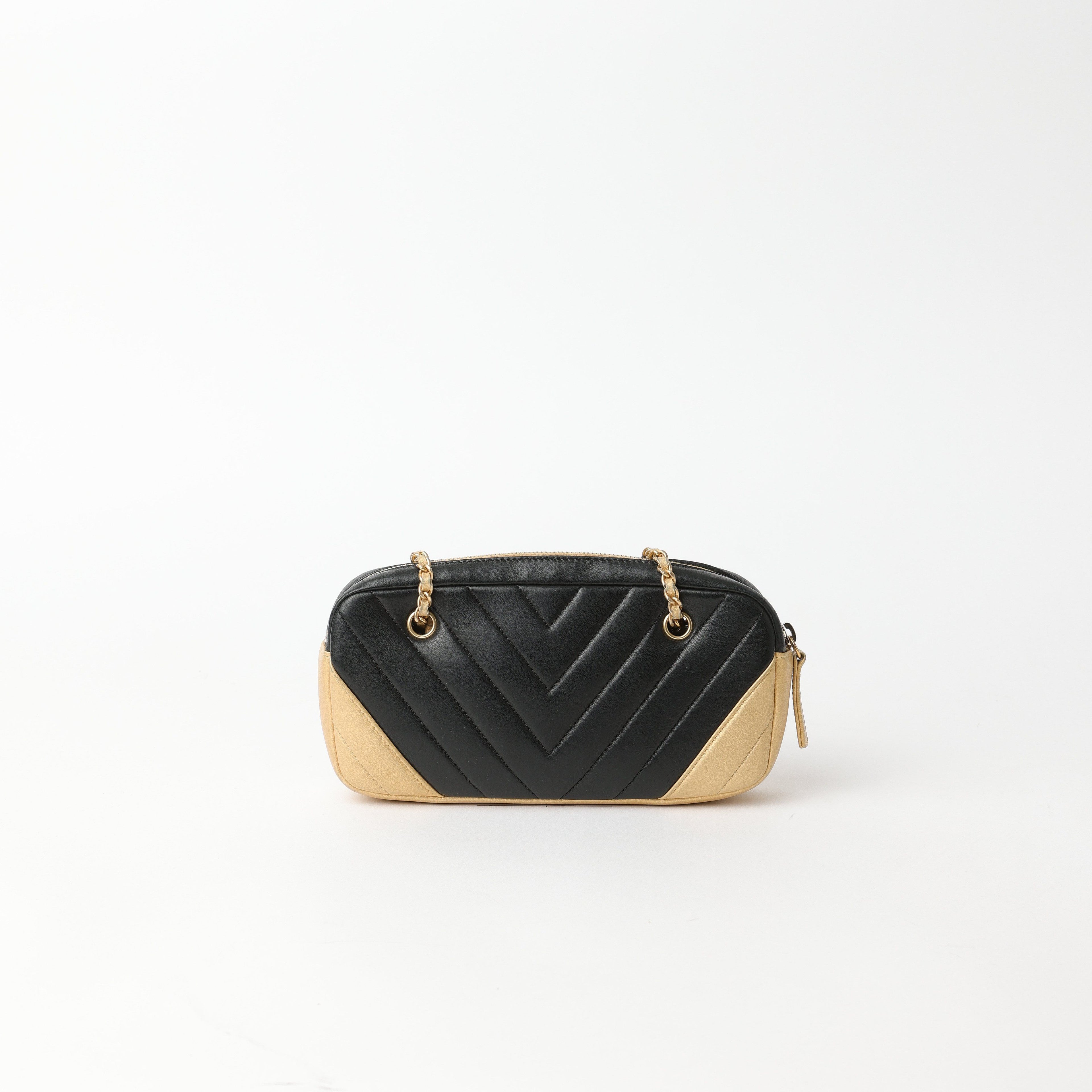 Chanel Chevron Charm Camera Bag