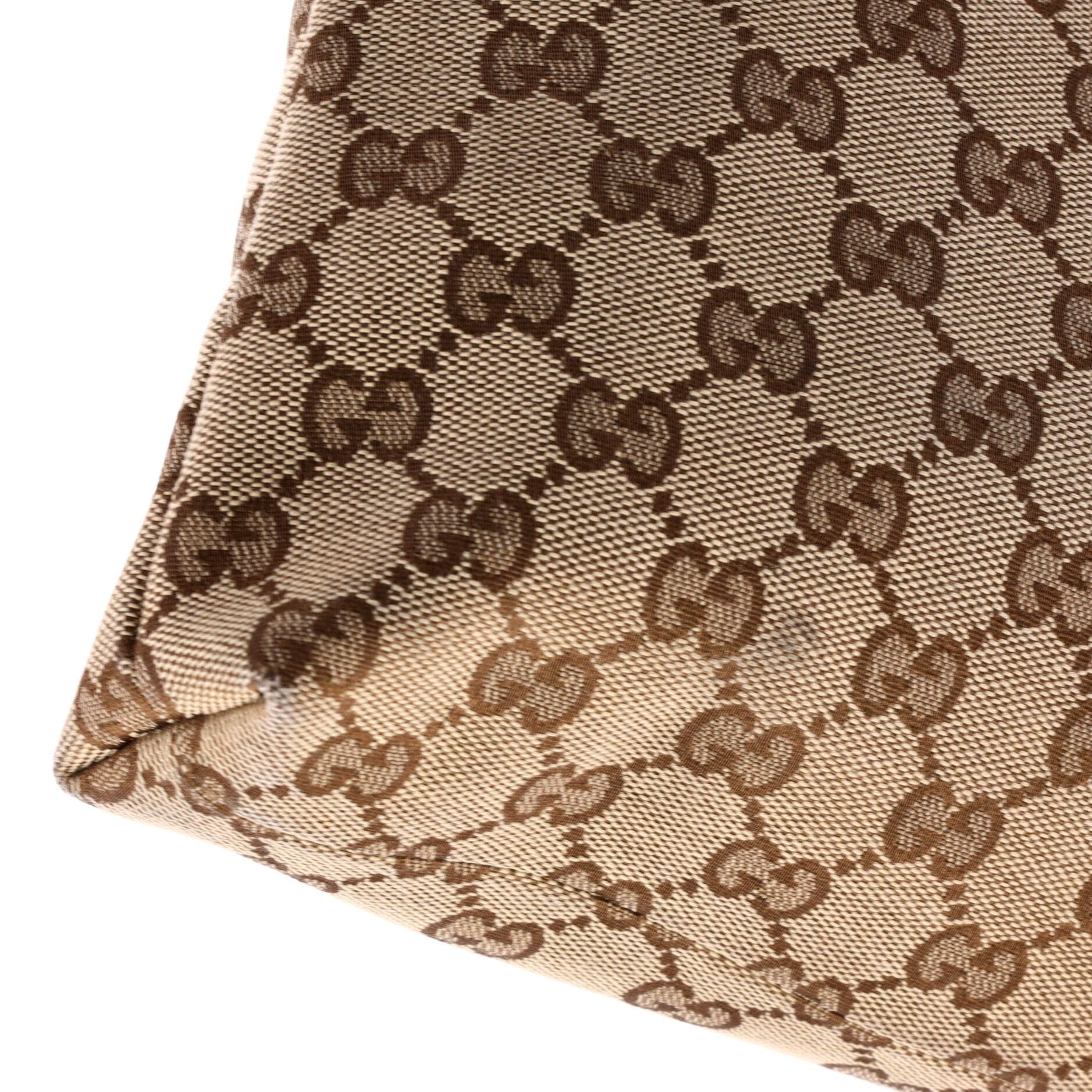 Gucci Flat Messenger Bag Gg Canvas Medium