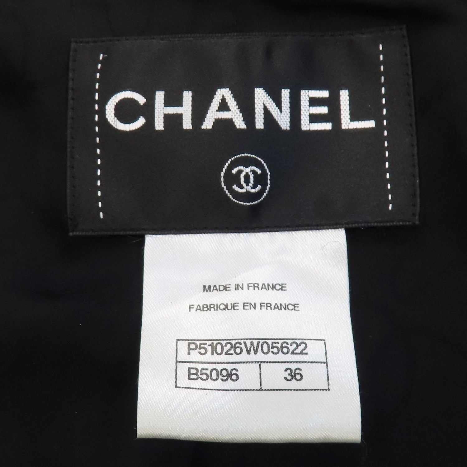 Chanel Tweed And Lace Jacket Black 36