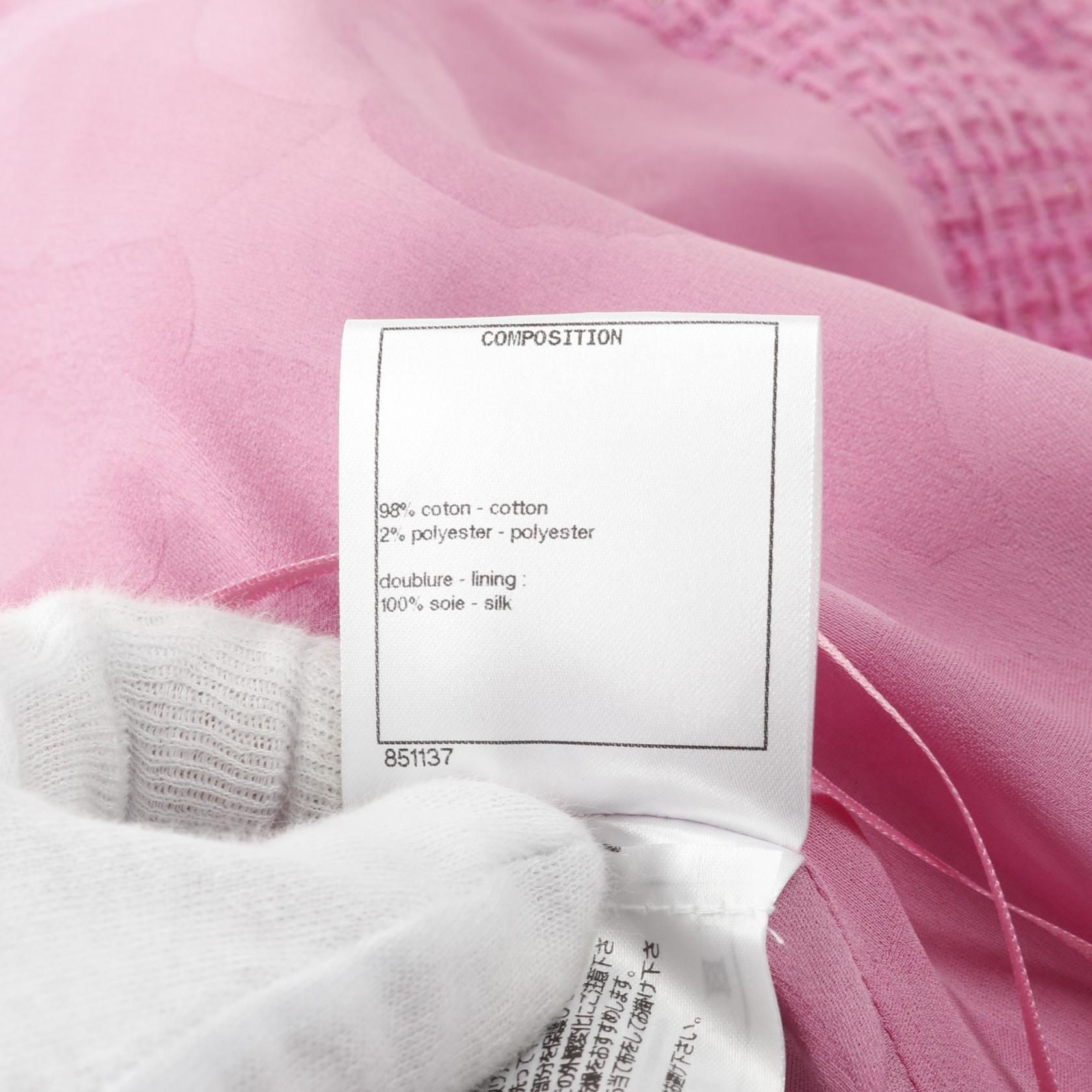 Chanel Pink Dress Cotton P 72558