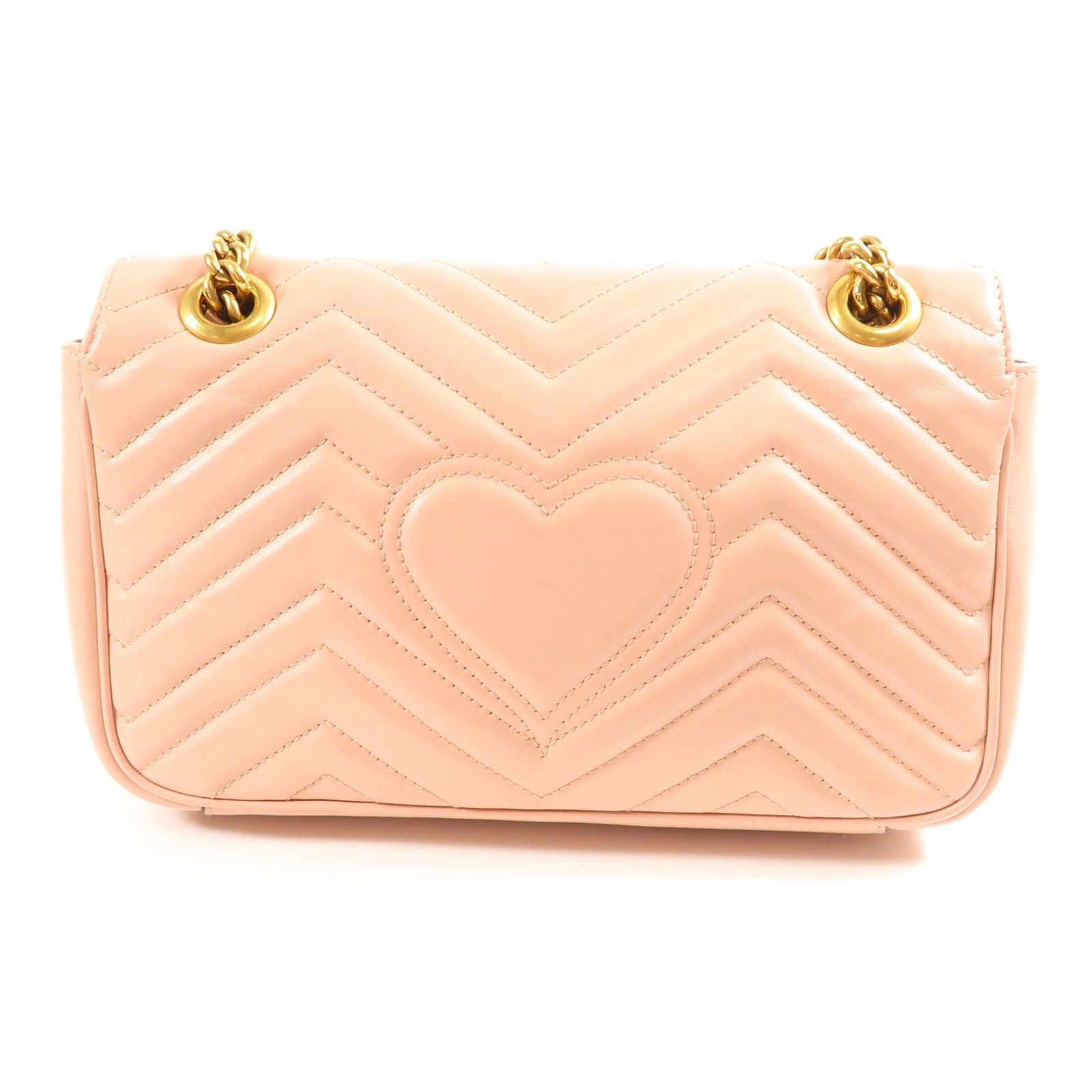 Gucci Small GG Marmont Flap Bag, Matelasse Chevron