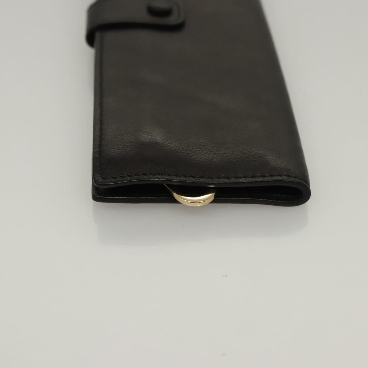 Bottega Veneta Pouch Leather Black Auth