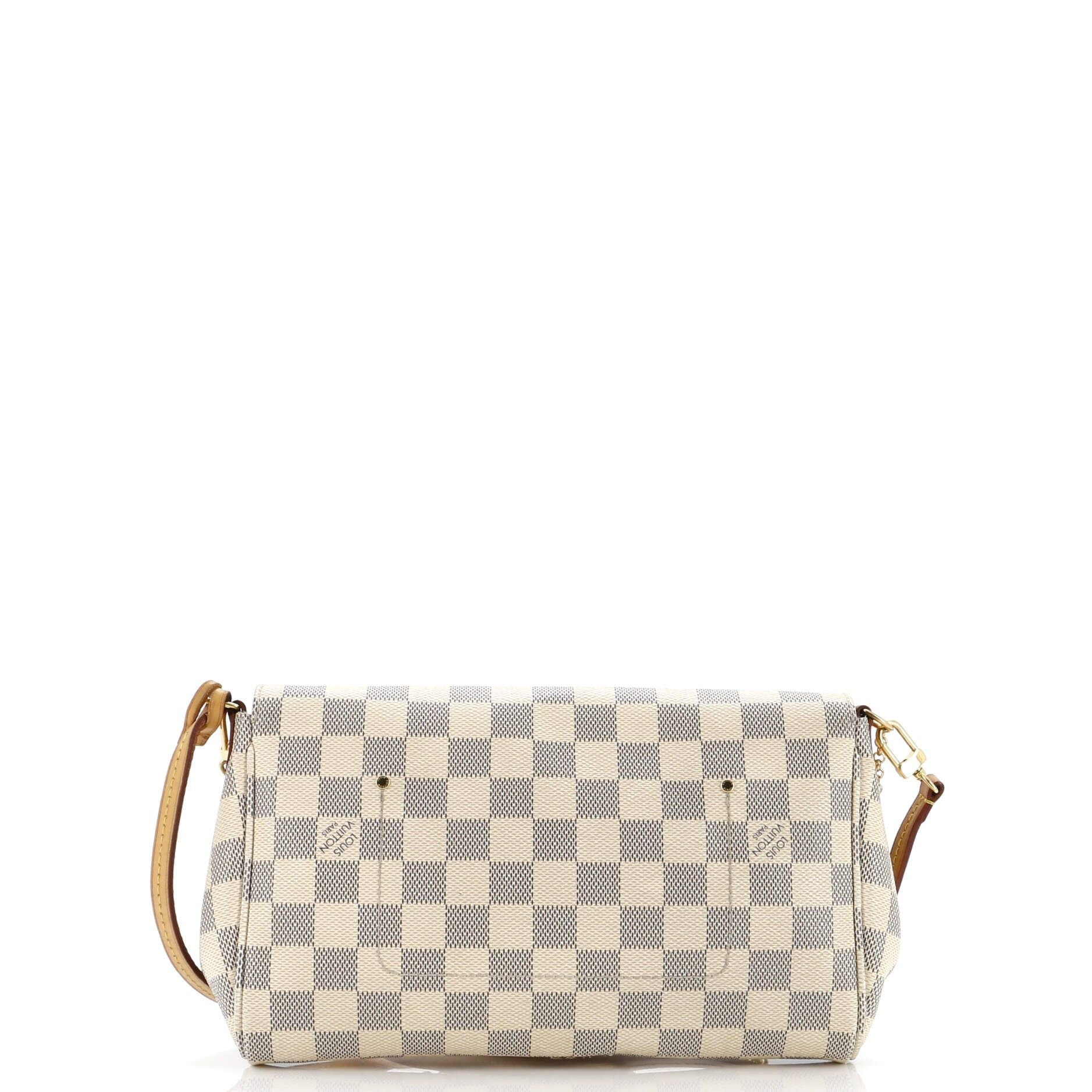 Louis Vuitton Favorite MM, Damier Azur