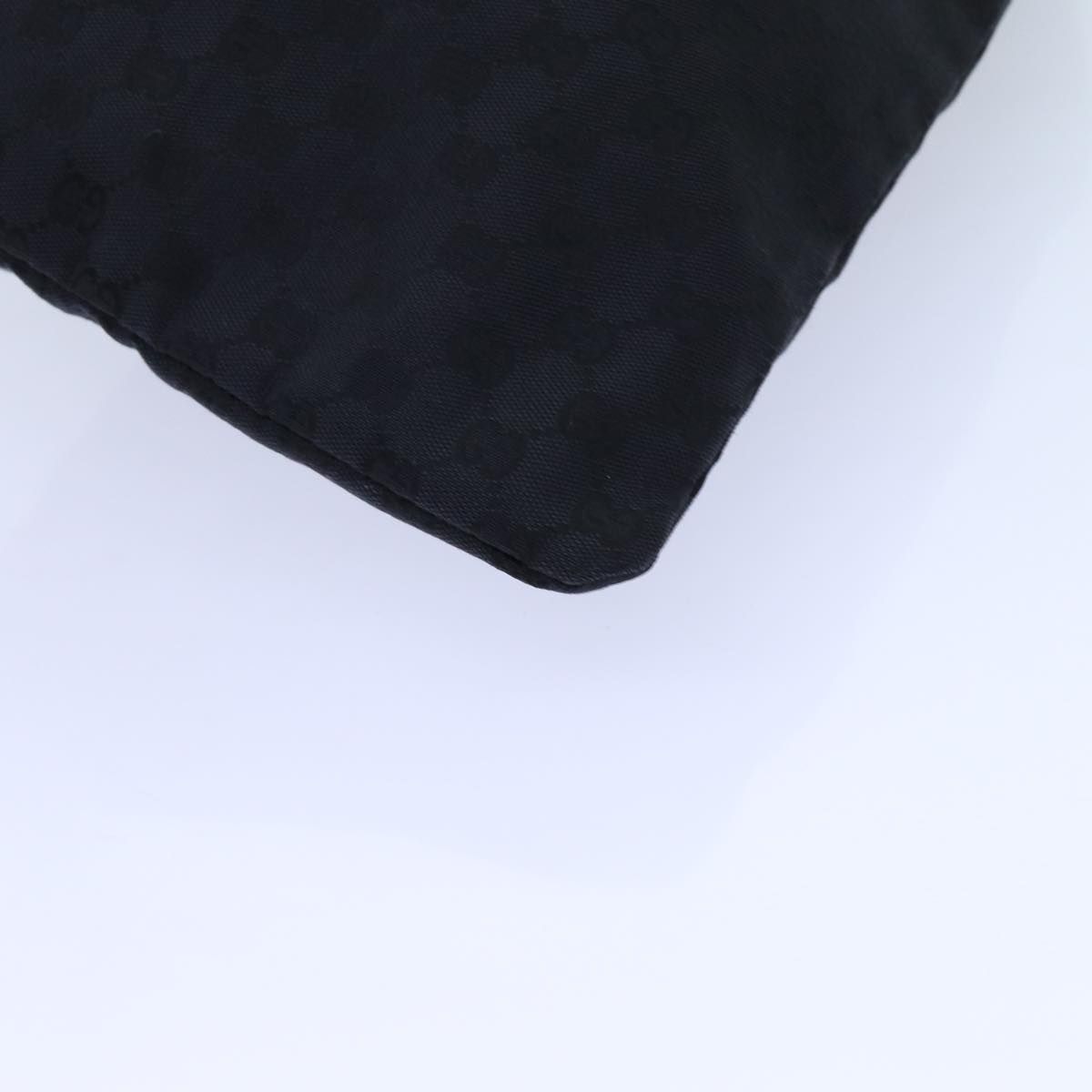 Gucci Gg Canvas Purse Pouch Black 014 1135 Auth