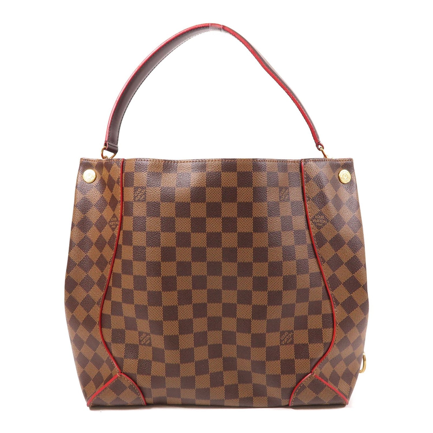 Louis Vuitton Damier Caissa Hobo Gold Shoulder Bag Ebene Brown Shoulder Bag N 41555