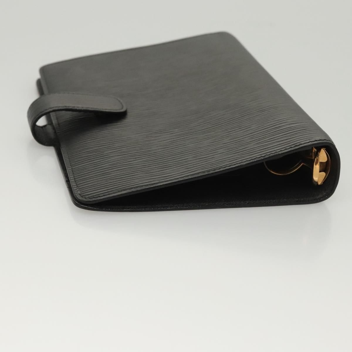 Louis Vuitton Epi Agenda Mm Day Planner Cover Black R 20042 Lv Auth