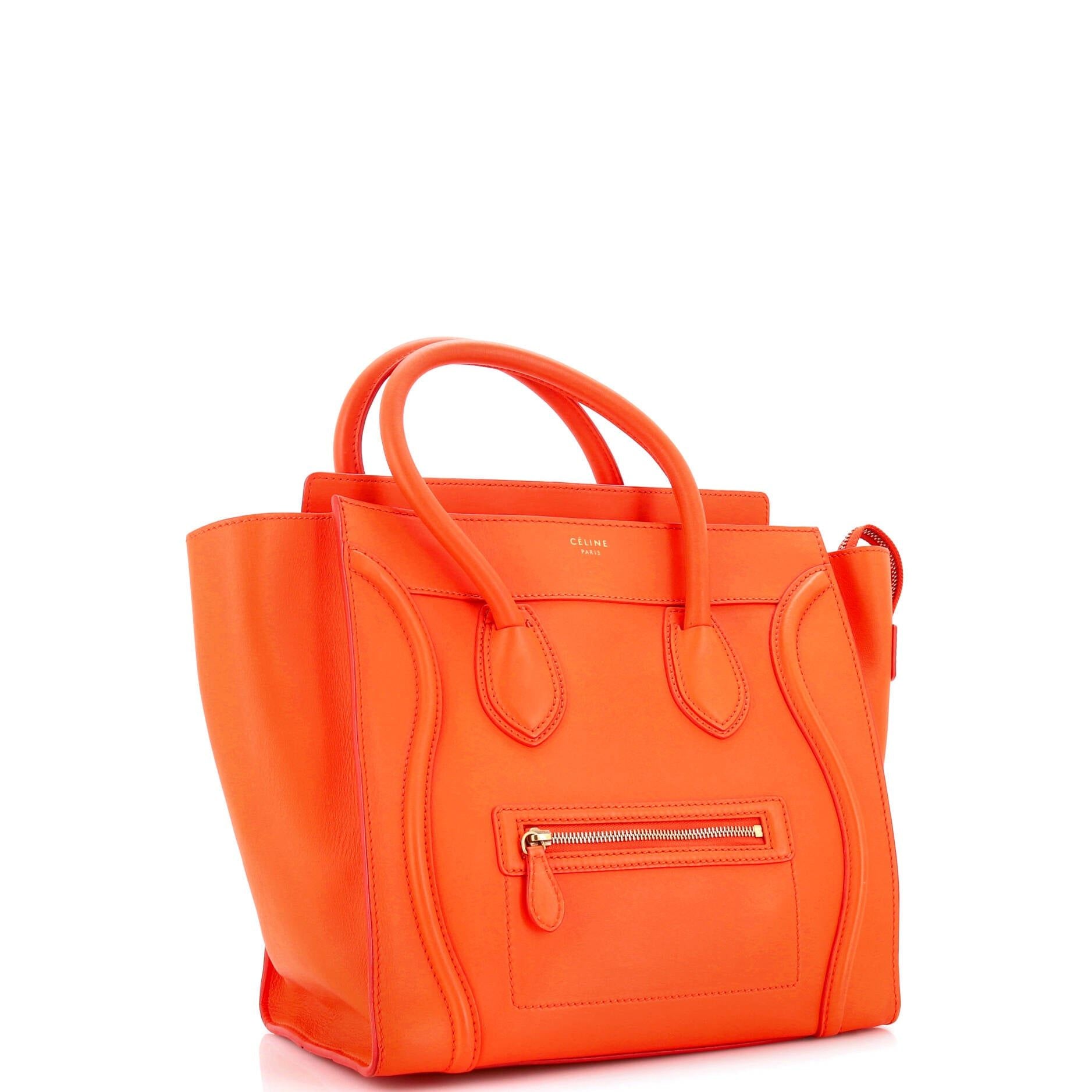 Celine Luggage Mini, Calf Leather