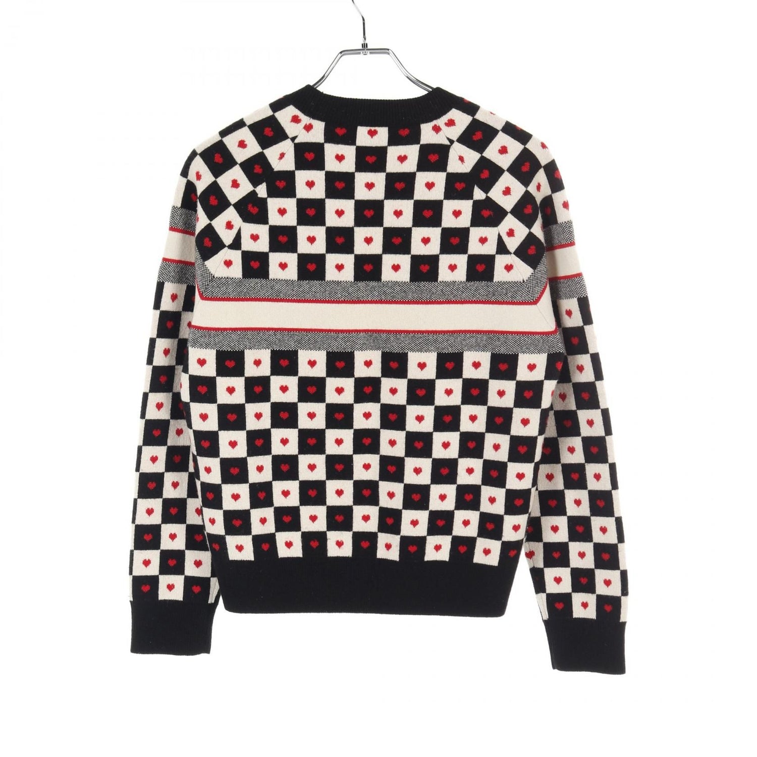 Christian Dior Dioramour Knitwear Sweater 154s 55am 013 Cashmere Wool Beige Black