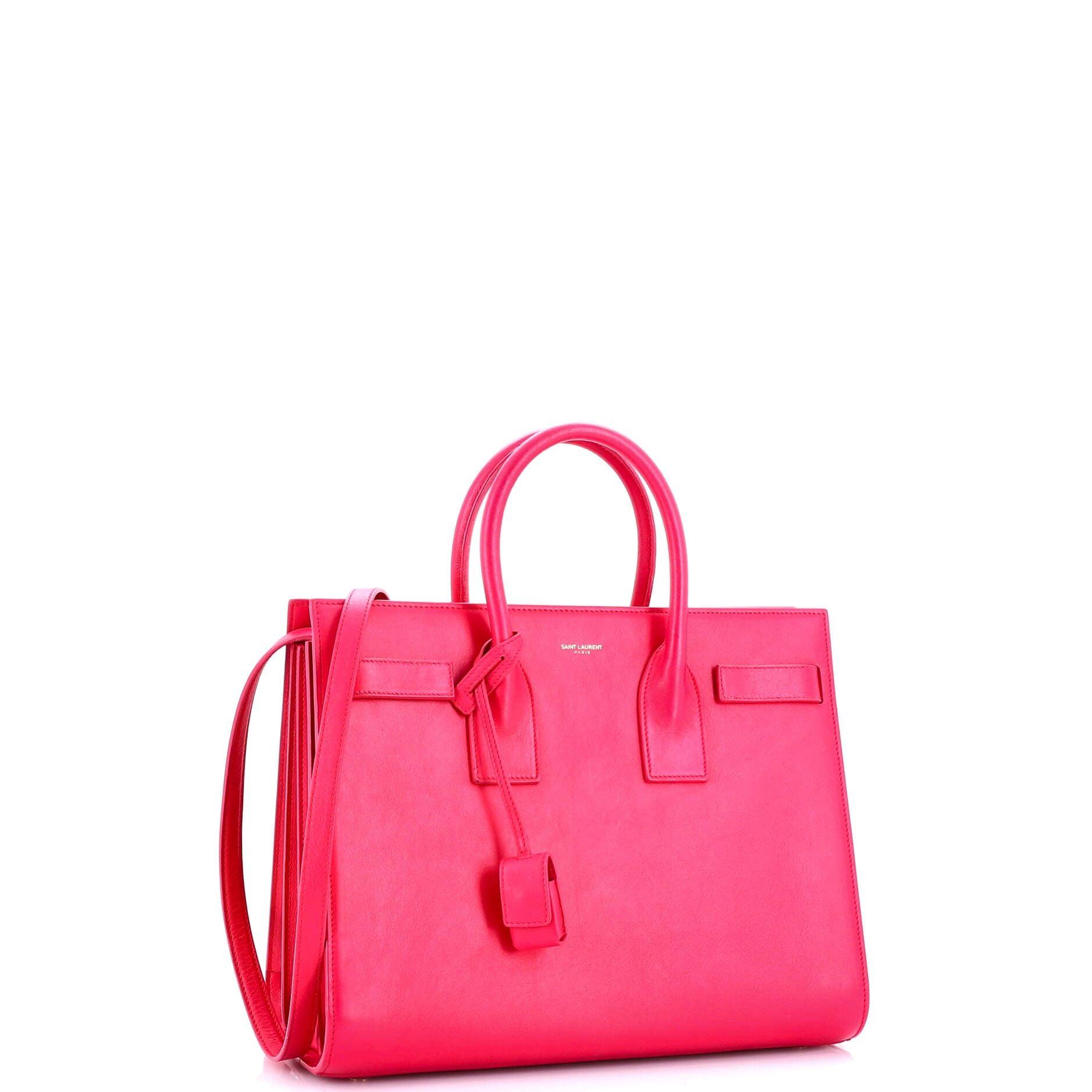 Saint Laurent Sac De Jour Bag Leather Small