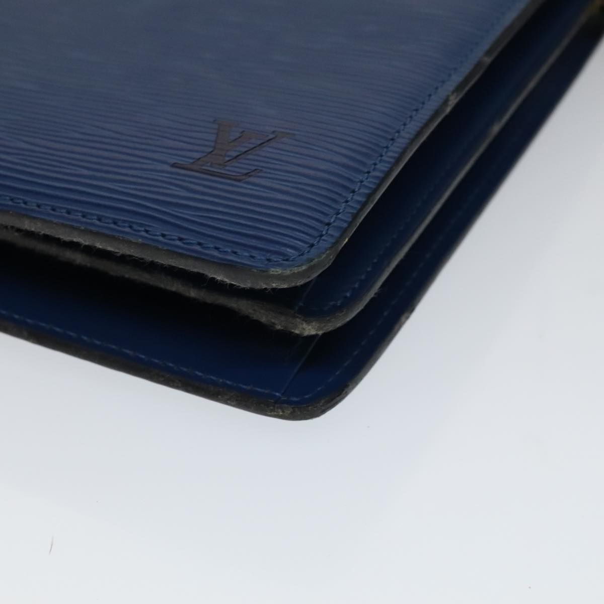Louis Vuitton Epi Capuchin Shoulder Bag Blue M 52345 Lv Auth