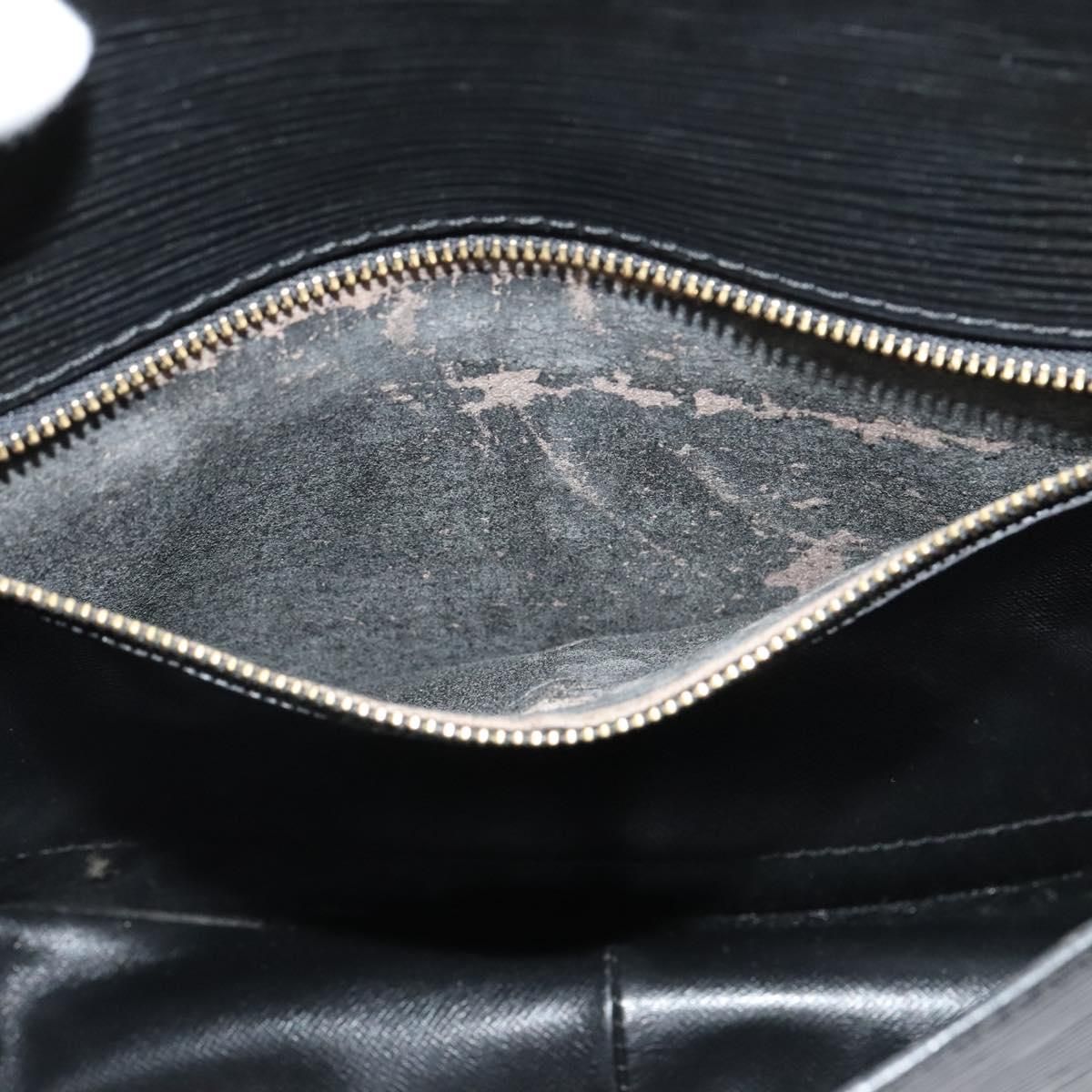 Louis Vuitton Epi Saint Cloud Gm Shoulder Bag Black Noir M 52192 Lv Auth