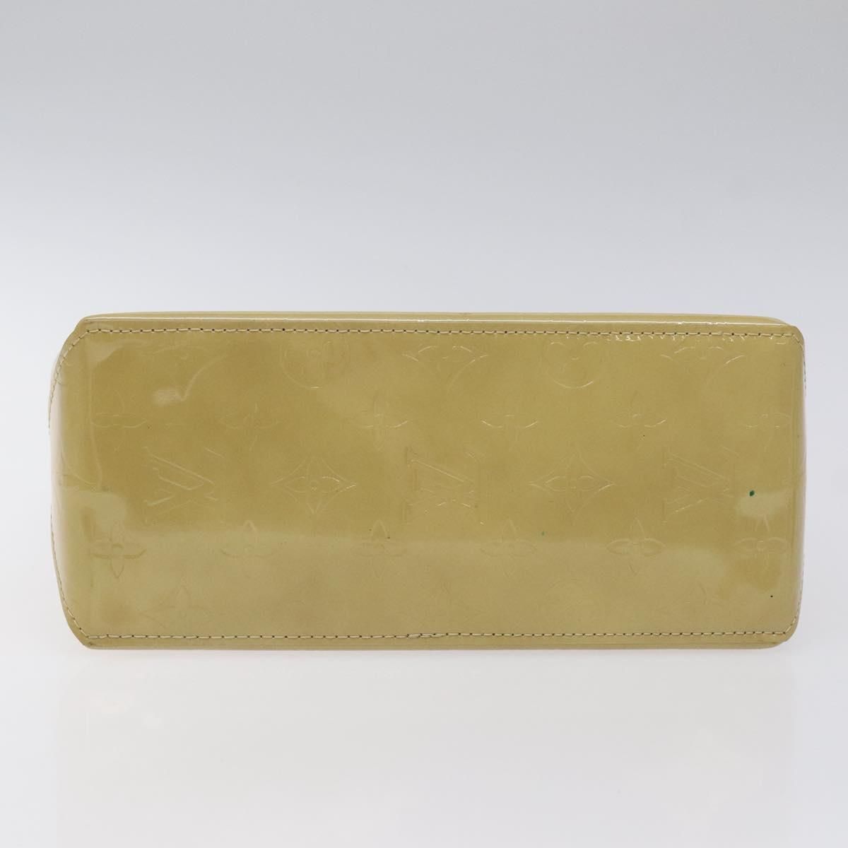 Louis Vuitton Vernis Reade Pm Hand Bag Beige M 91334 Lv Auth