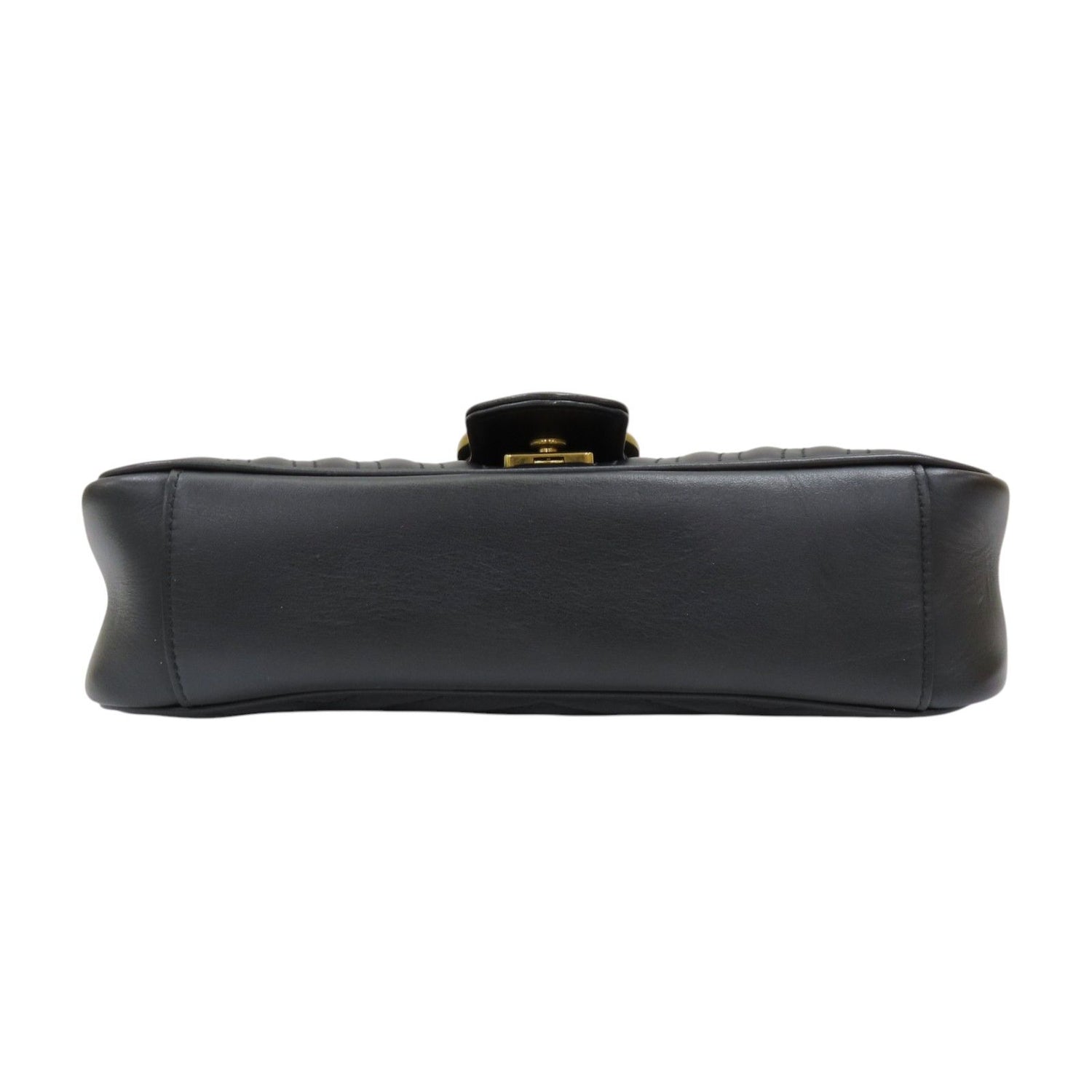 Gucci GG Marmont Small Shoulder Bag Calfskin Black 443497