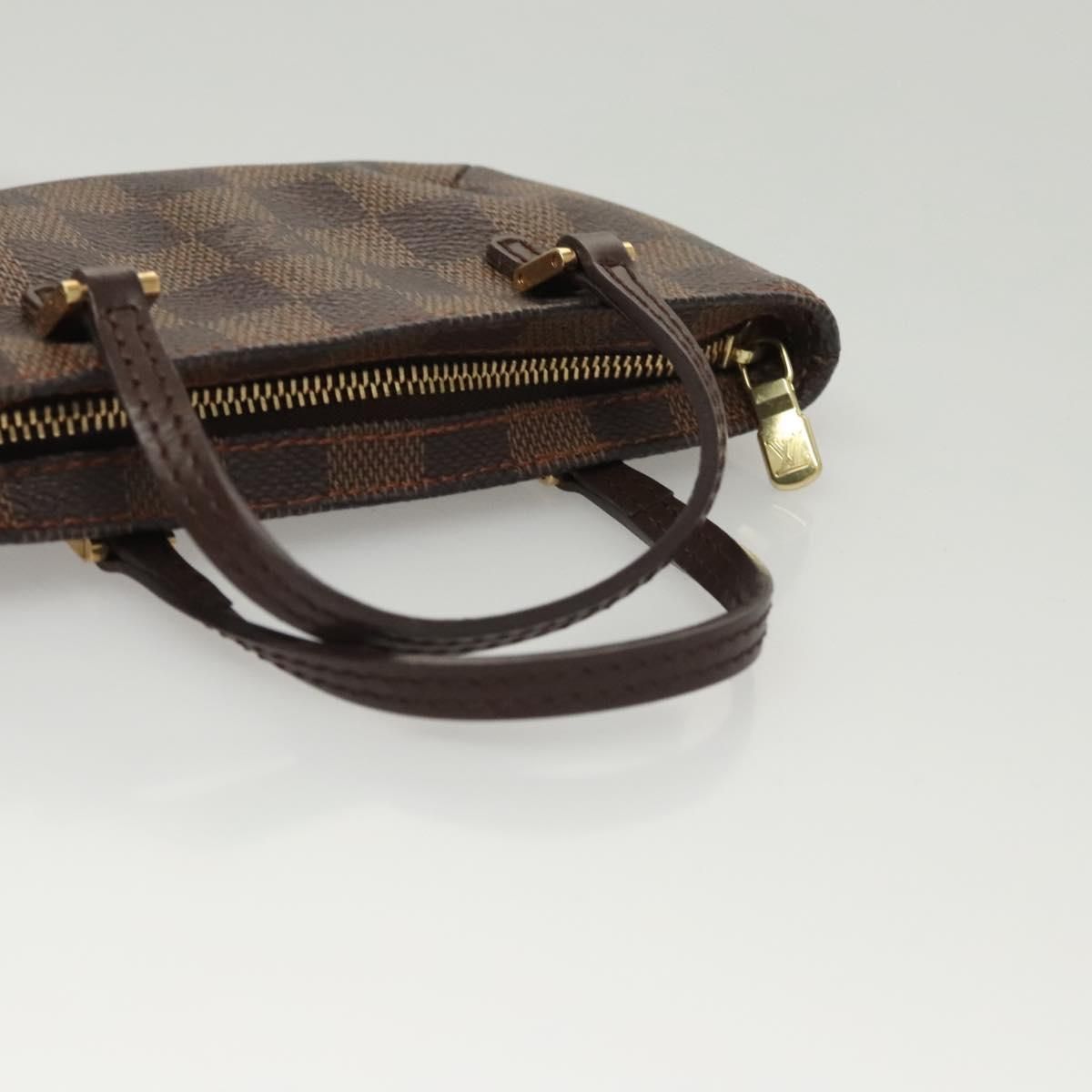 Louis Vuitton Damier Ebene Manosque Gm Accessory Pouch N 51120 Lv Auth