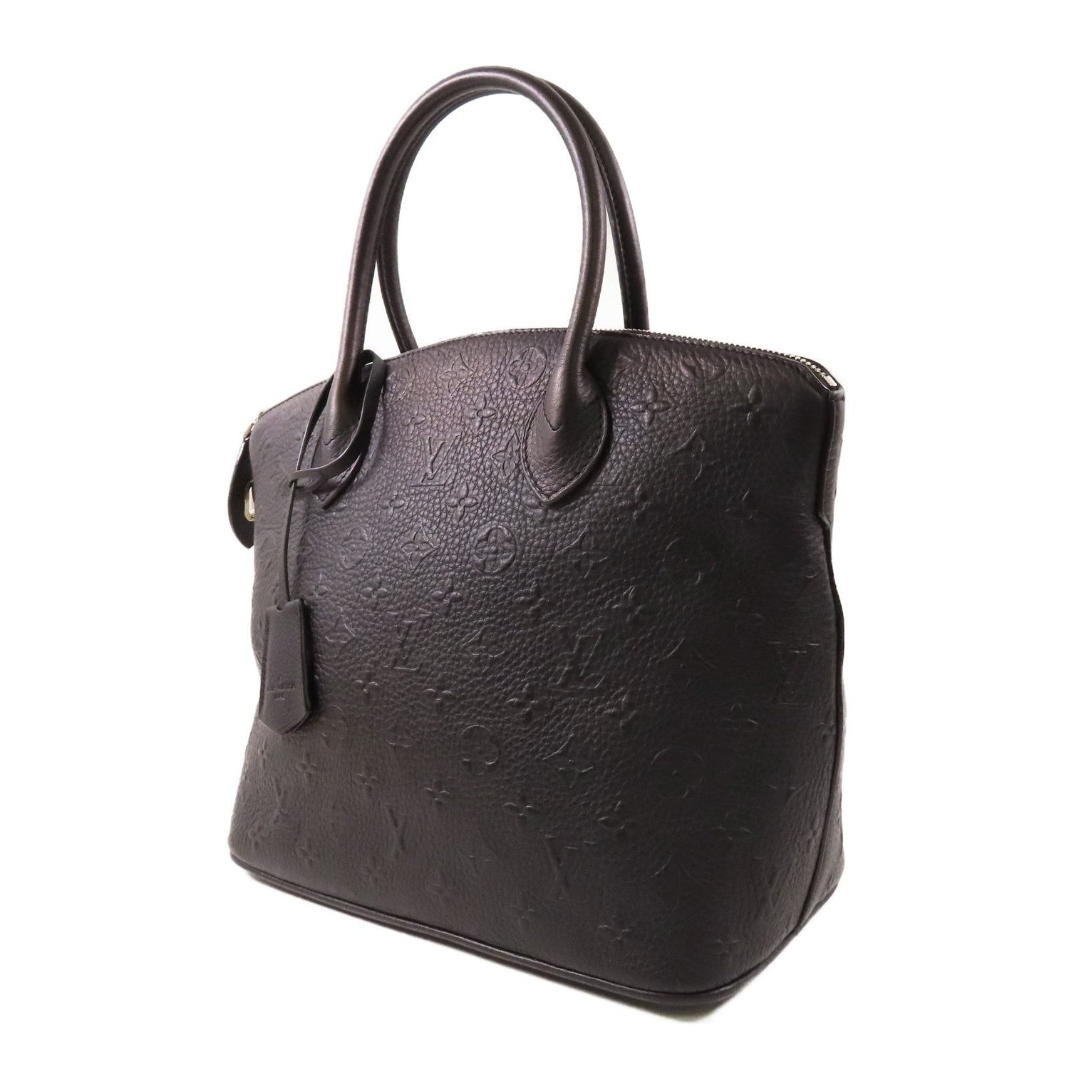 Louis Vuitton Cowhide Leather Revelation Lockit Ginpaku Handmade Bag Black Blk Handbag M 40771