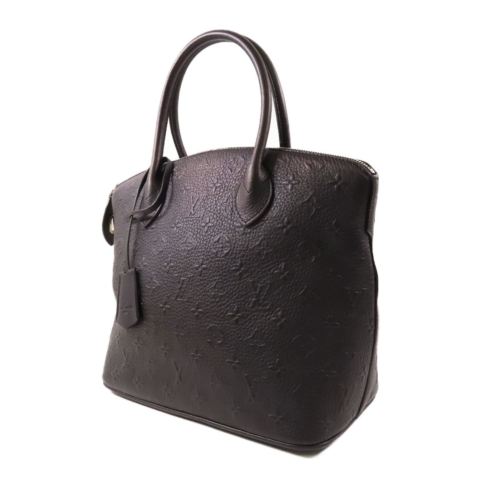 Louis Vuitton Cowhide Leather Revelation Lockit Ginpaku Handmade Bag Black Blk Handbag M 40771