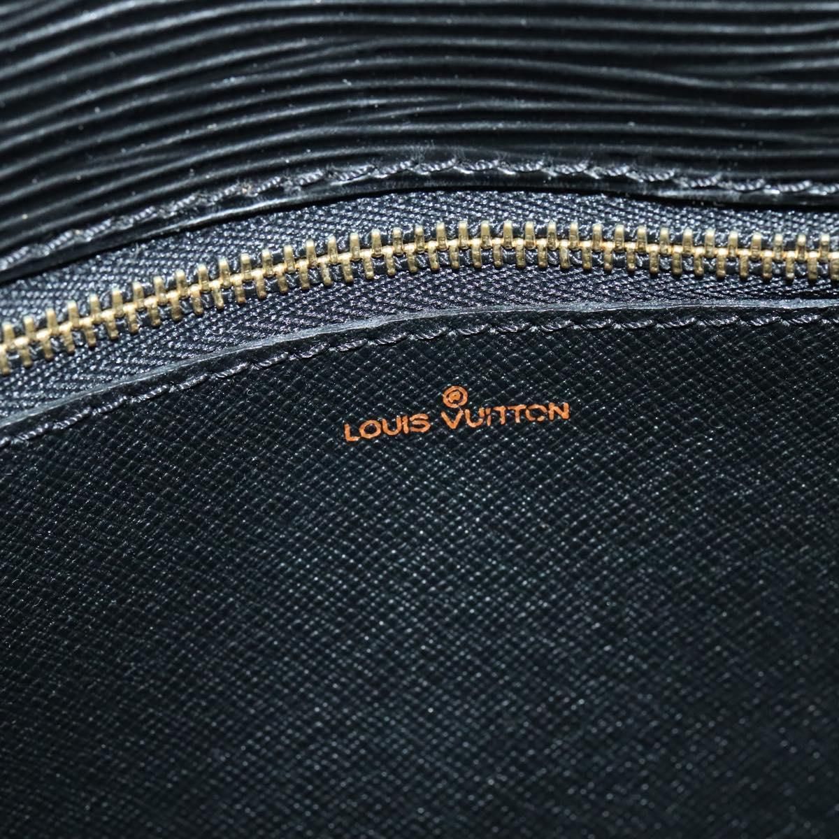 Louis Vuitton Epi Monogram Saint Cloud Gm Bag Black Noir M 52192 Auth