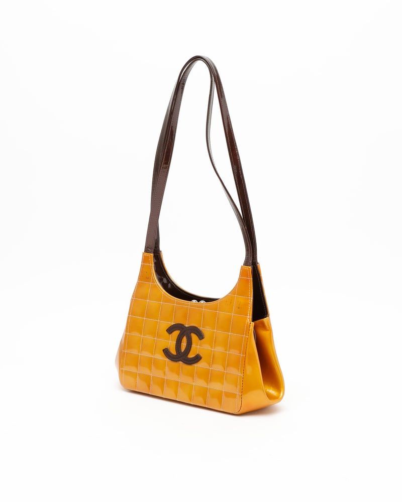 Chanel Chocolate Bar Patent Bag