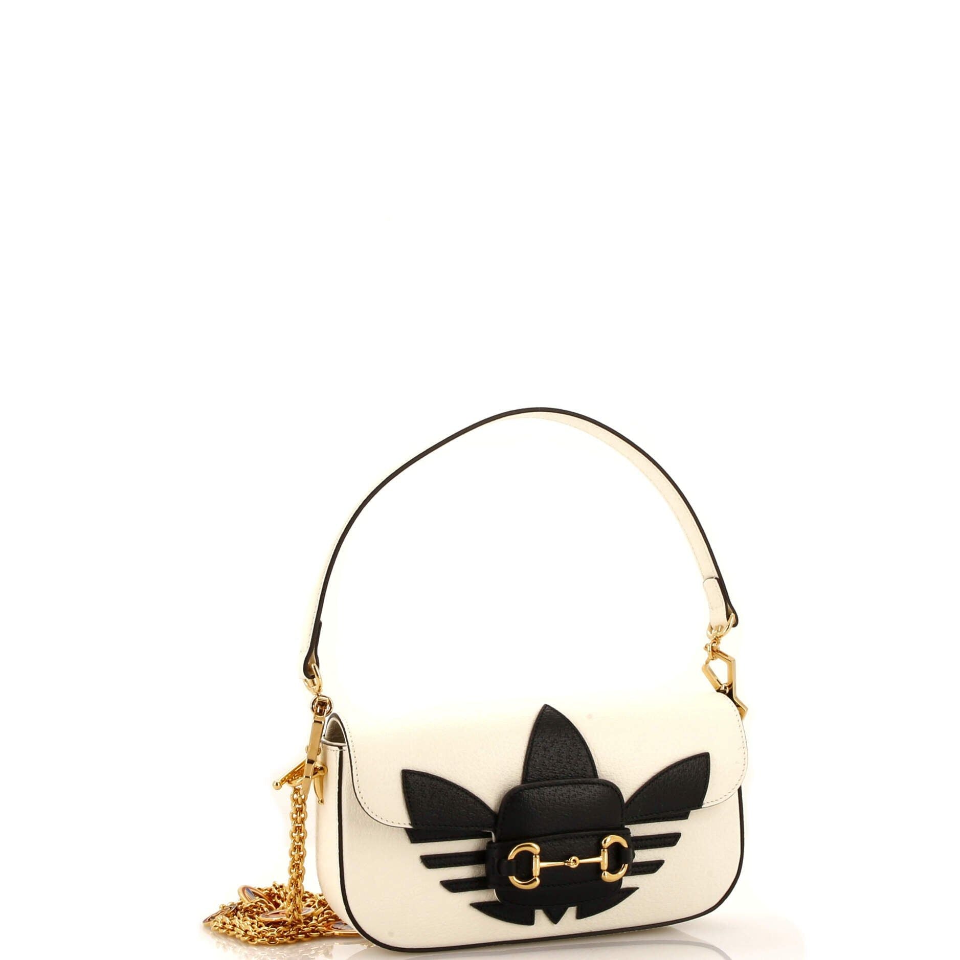 Gucci X Adidas Horsebit 1955 Shoulder Bag Leather East West