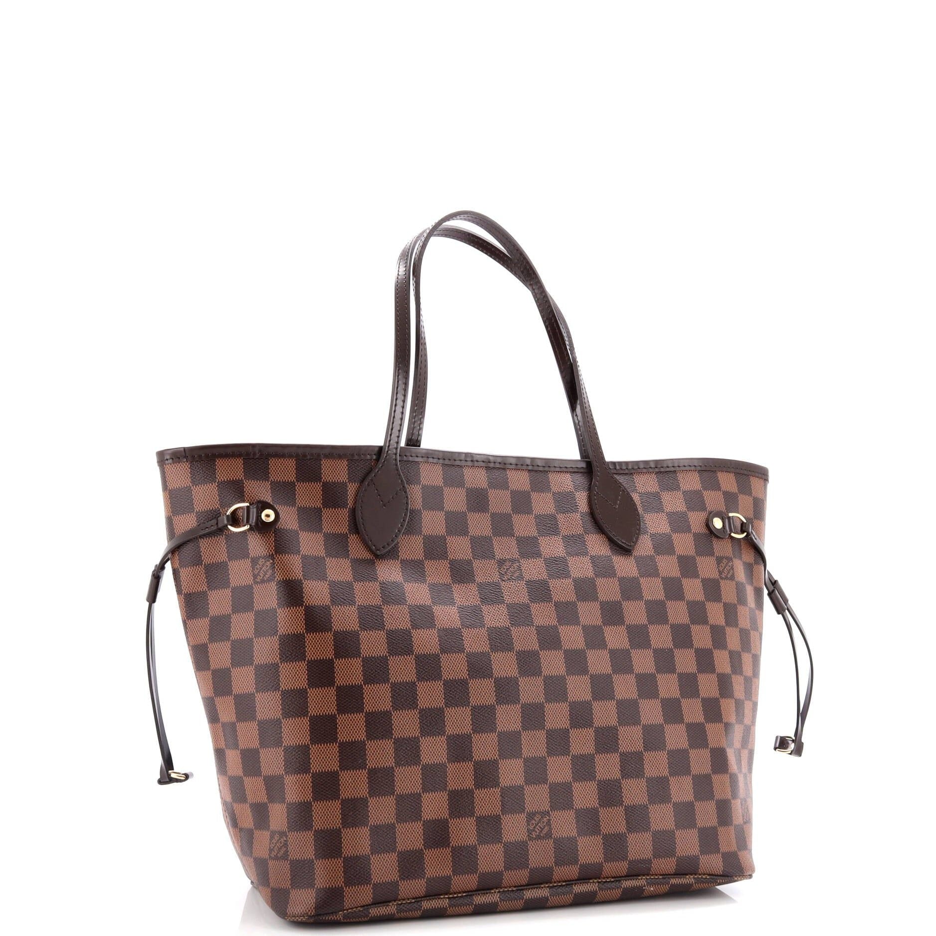 Louis Vuitton Neverfull Nm Tote Damier Mm