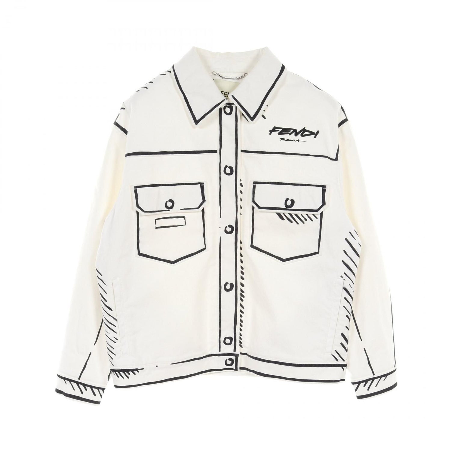 Fendi Joshua Vides Denim Jacket