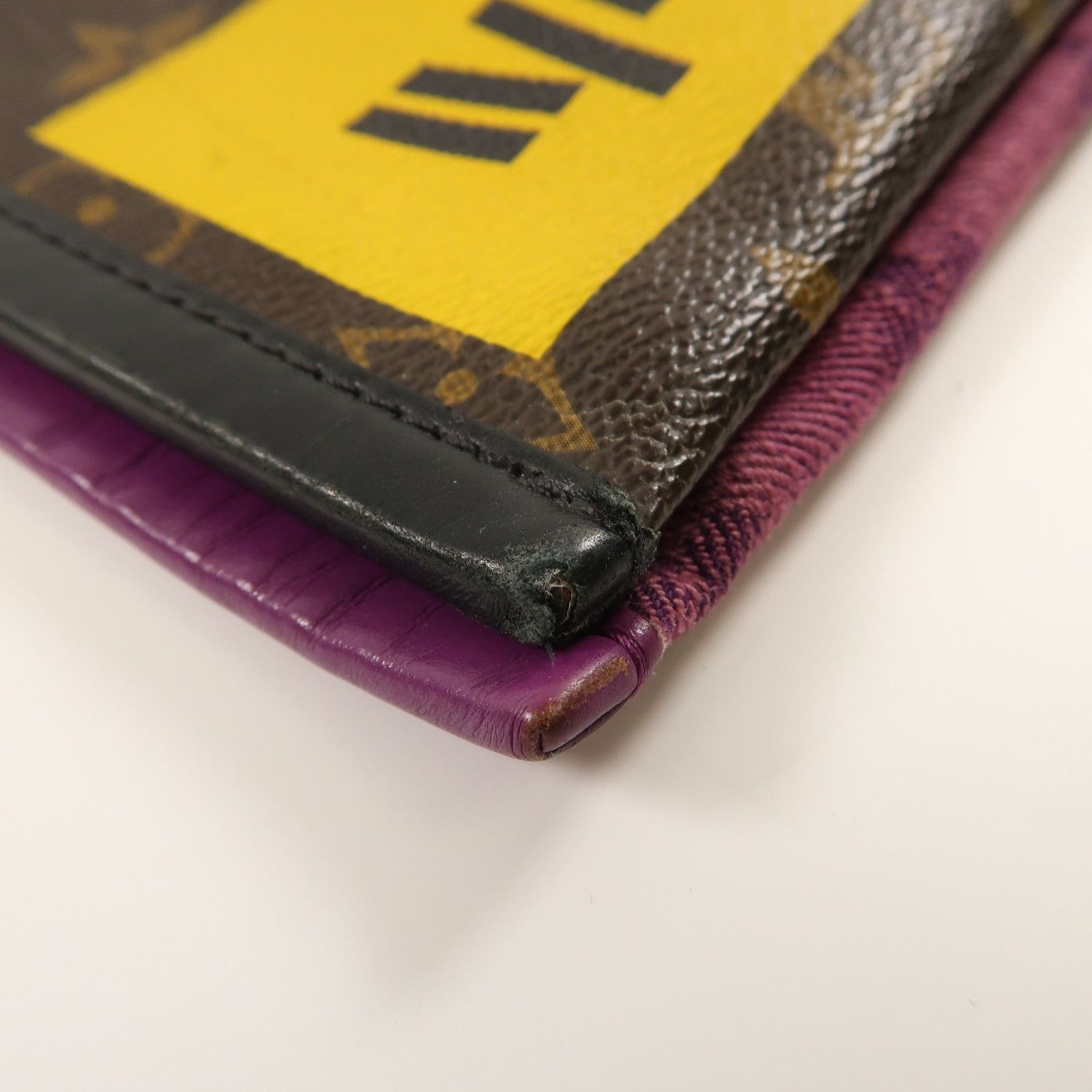 Louis Vuitton Monogram D.flat Shoulder Gold/purple Brown Purple Brown/purple Shoulder Bag M 446