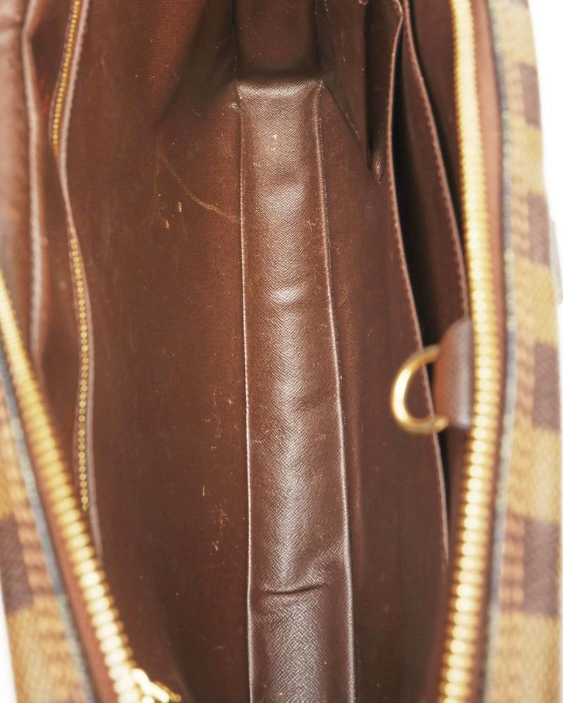 Louis Vuitton Damier Ebene Porte Documents Voyages Bag