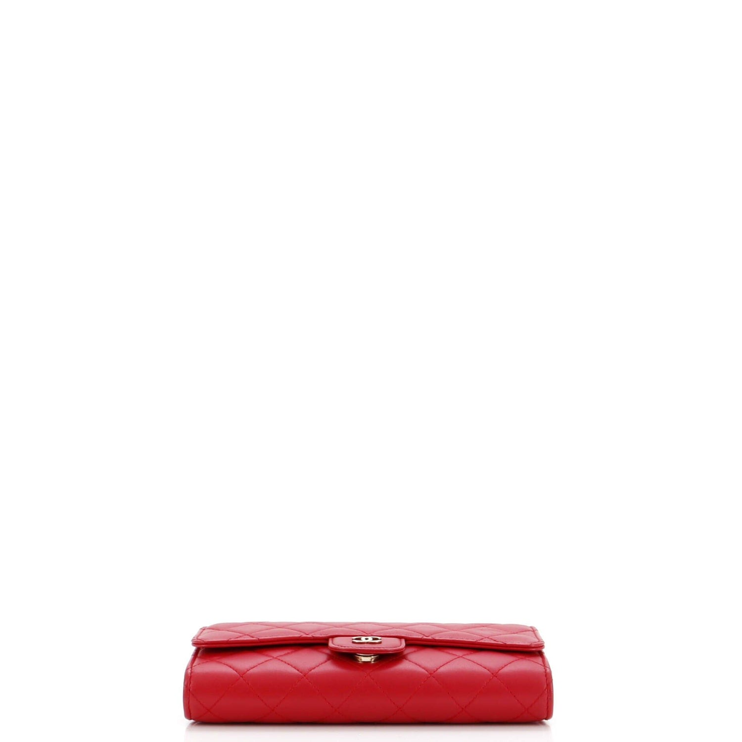 Chanel Wallet On Short Chain Quilted Lambskin