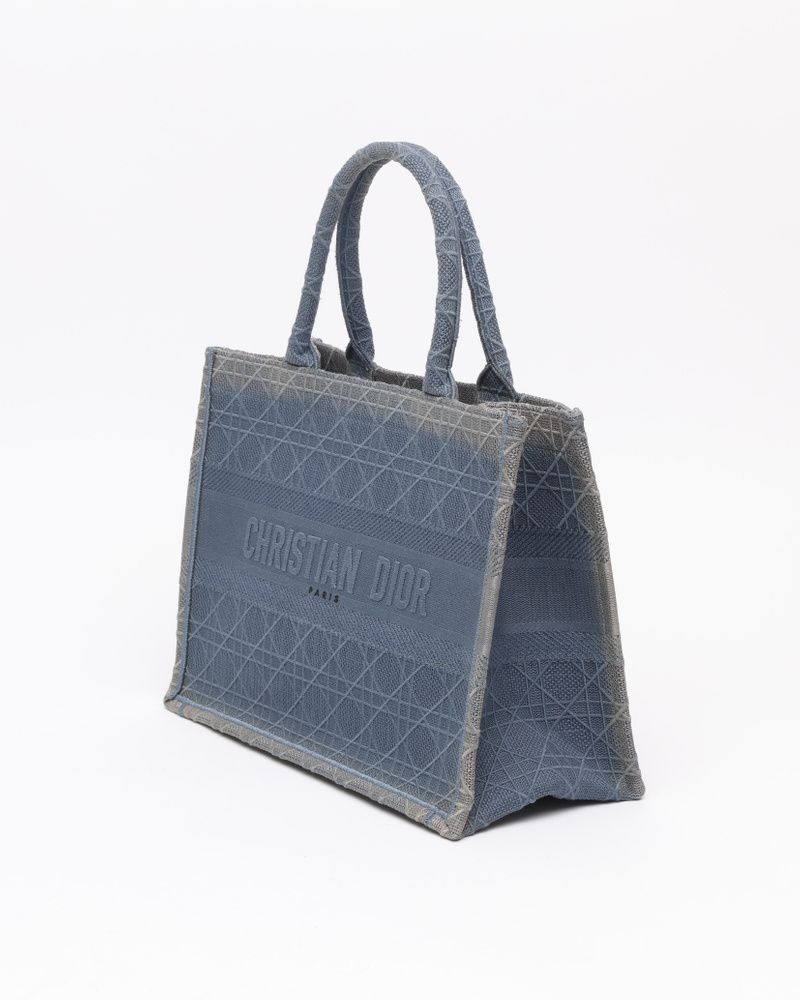 Christian Dior Cannage Medium Book Tote Bag
