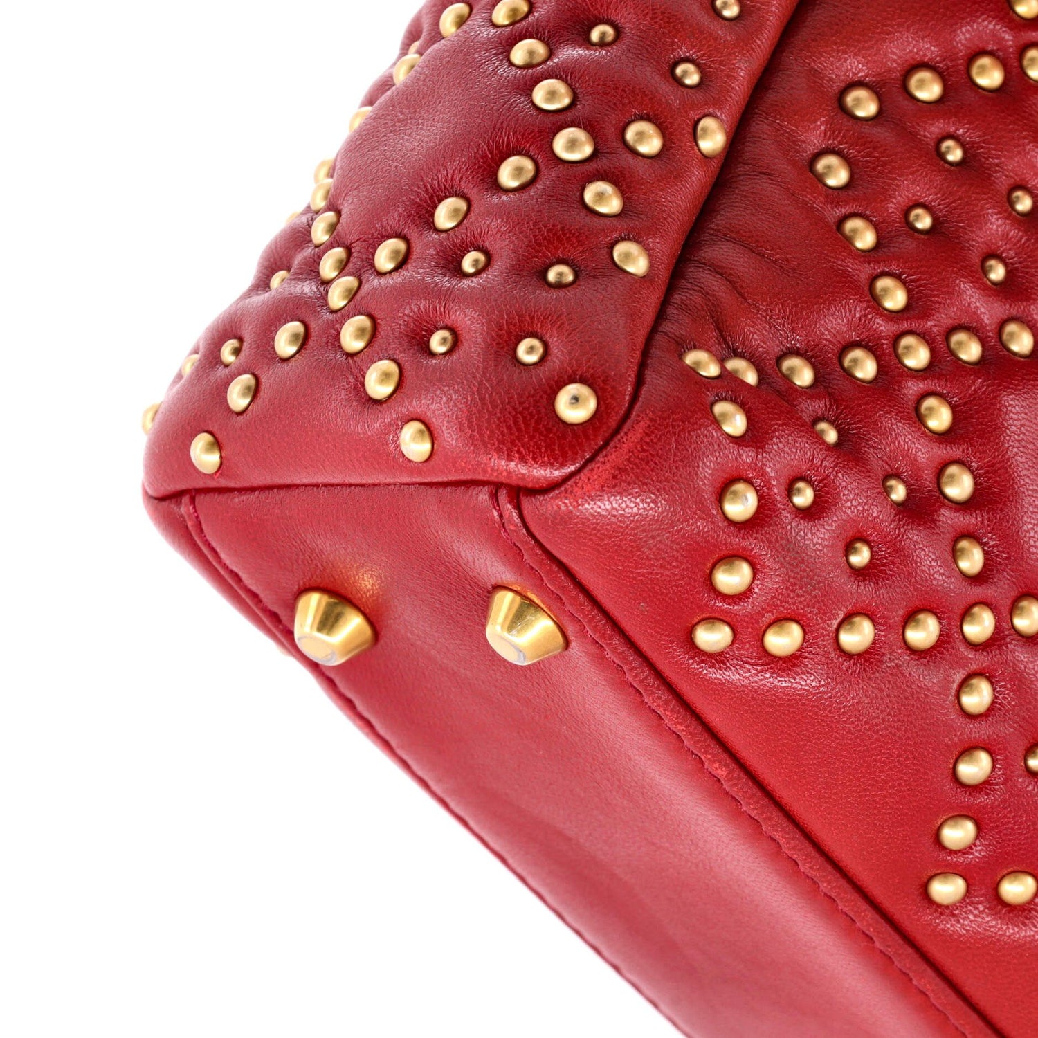 Christian Dior Supple Lady Dior Bag Cannage Studded Lambskin Mini