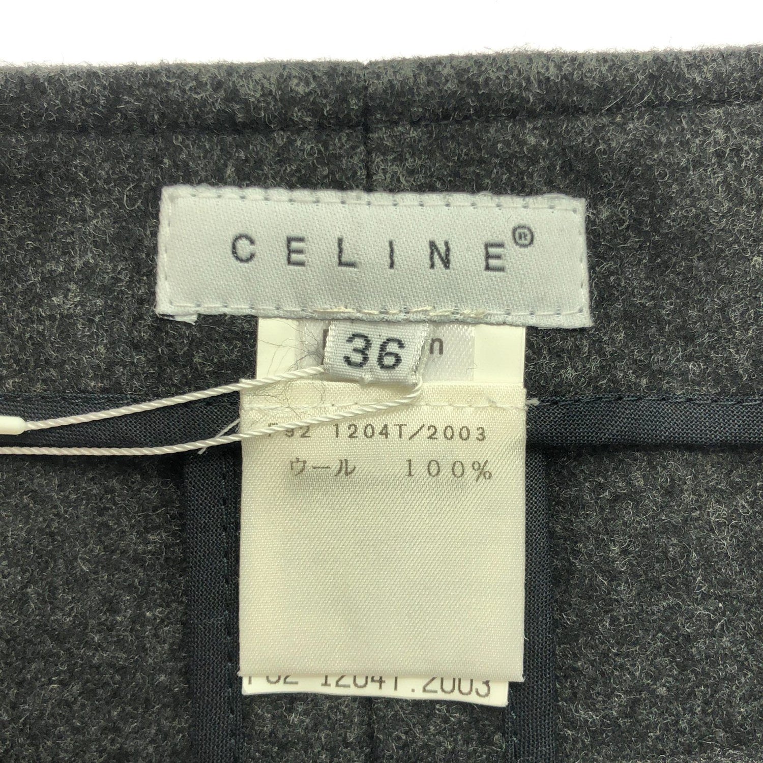 Celine Skirt Wool Gray 36