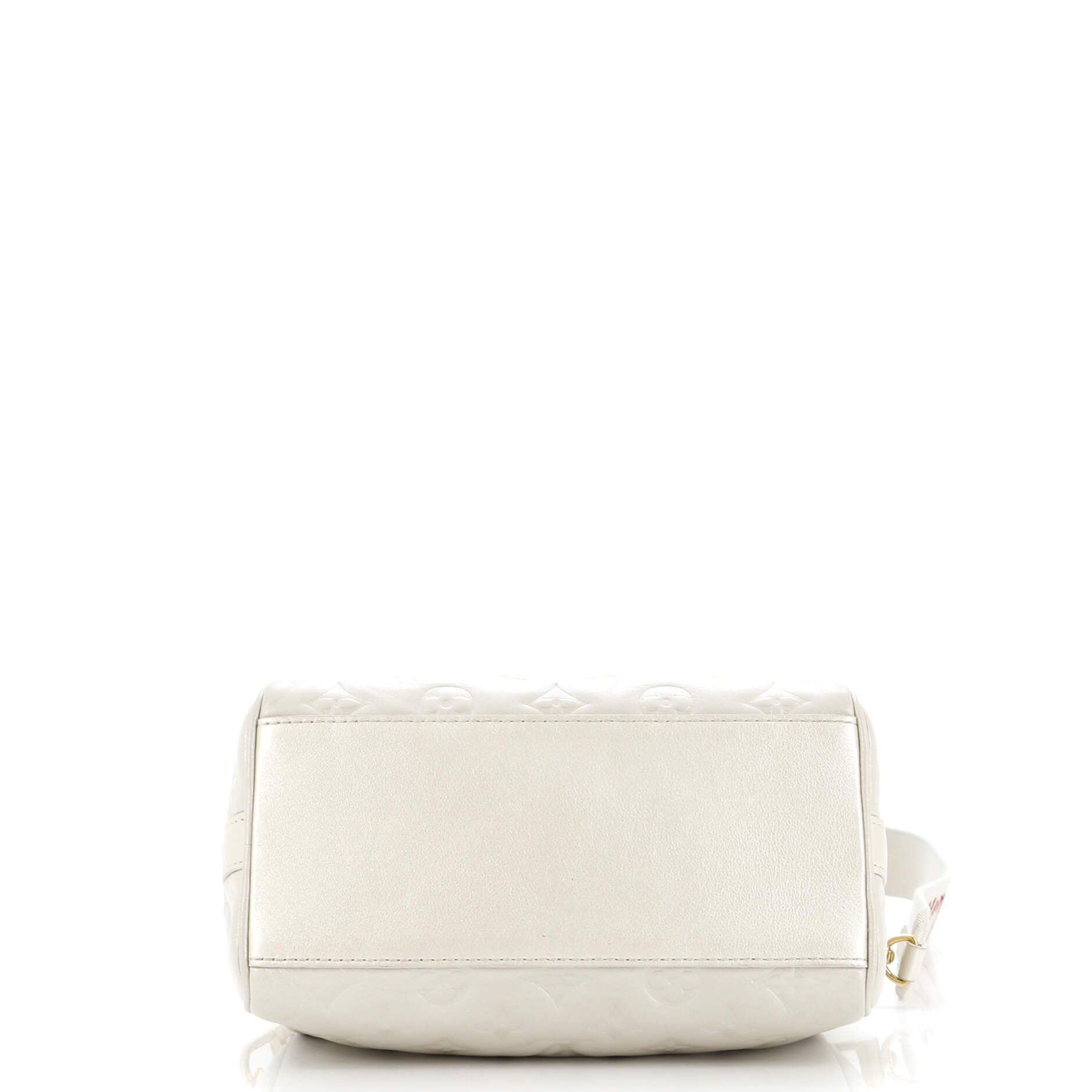 Louis Vuitton Speedy Bandouliere Bag Limited Edition Fall In Love Monogram Embossed Lambskin 22