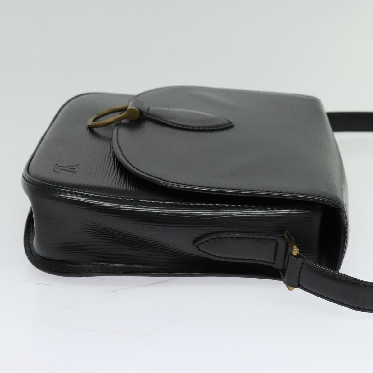 Louis Vuitton Epi Saint Cloud Gm Shoulder Bag Black Noir M 52192 Lv Auth