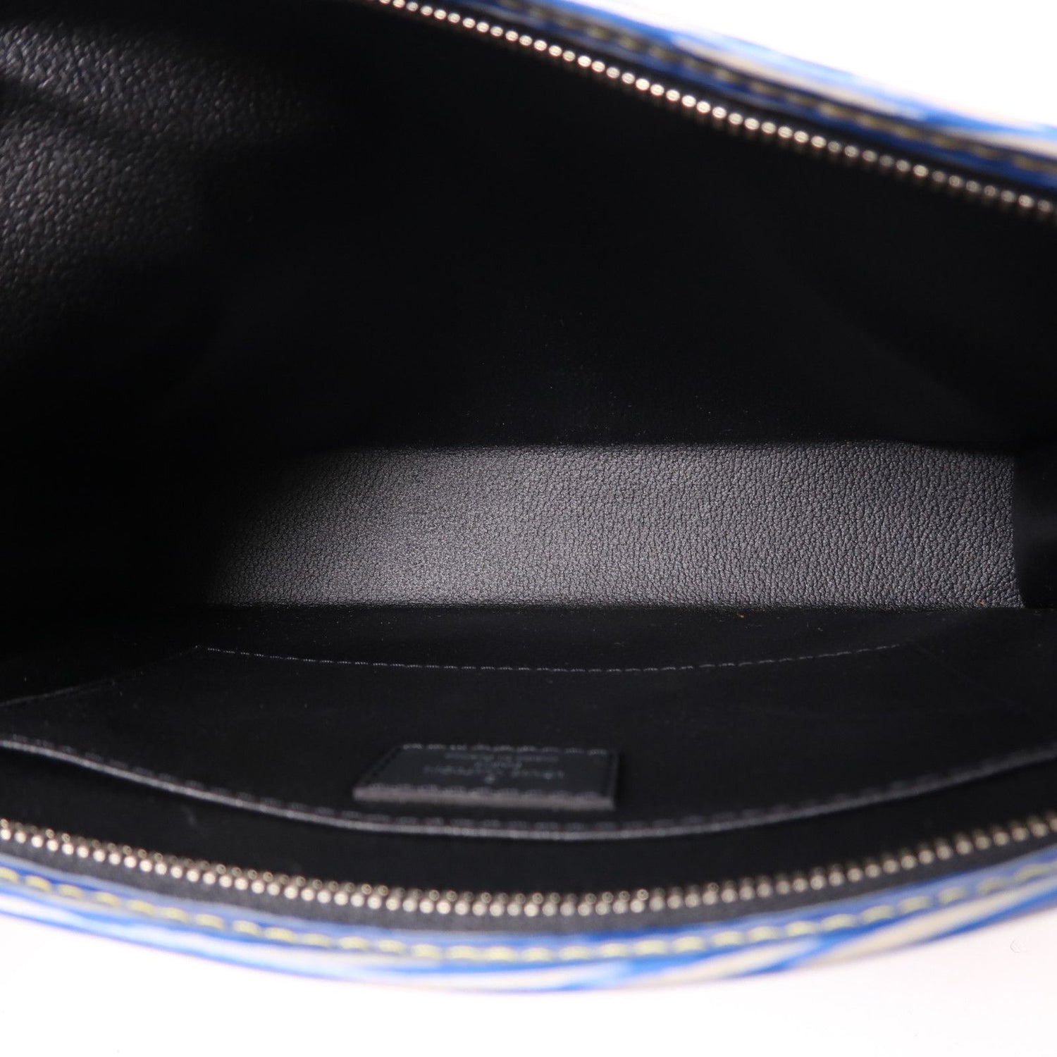 Louis Vuitton Epi Poche Toilette Blue Business Bag Clutch Bag M 54654