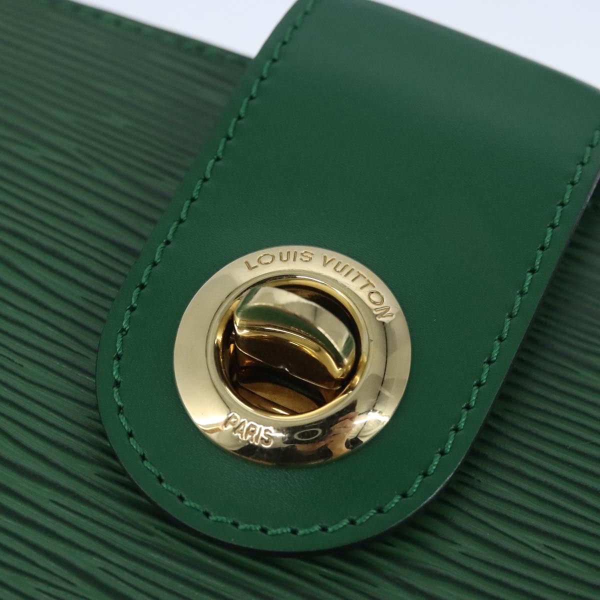 Louis Vuitton Epi Capuchin Shoulder Bag Green M 52344 Lv Auth