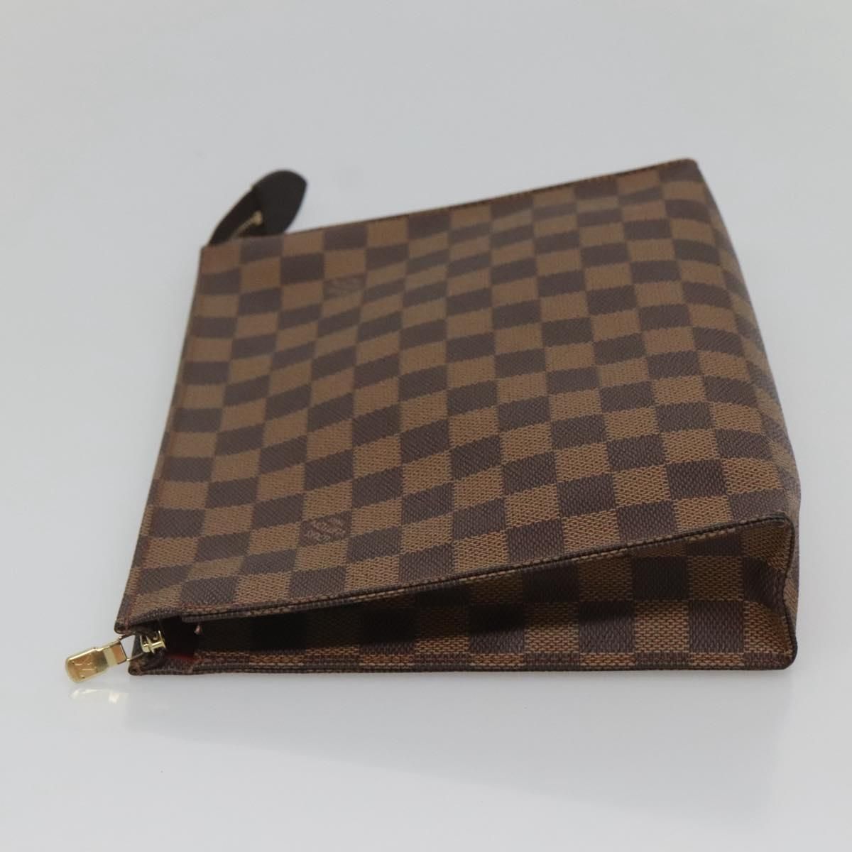 Louis Vuitton Damier Ebene Poche Toilette 26 Pouch N 47543 Lv Auth