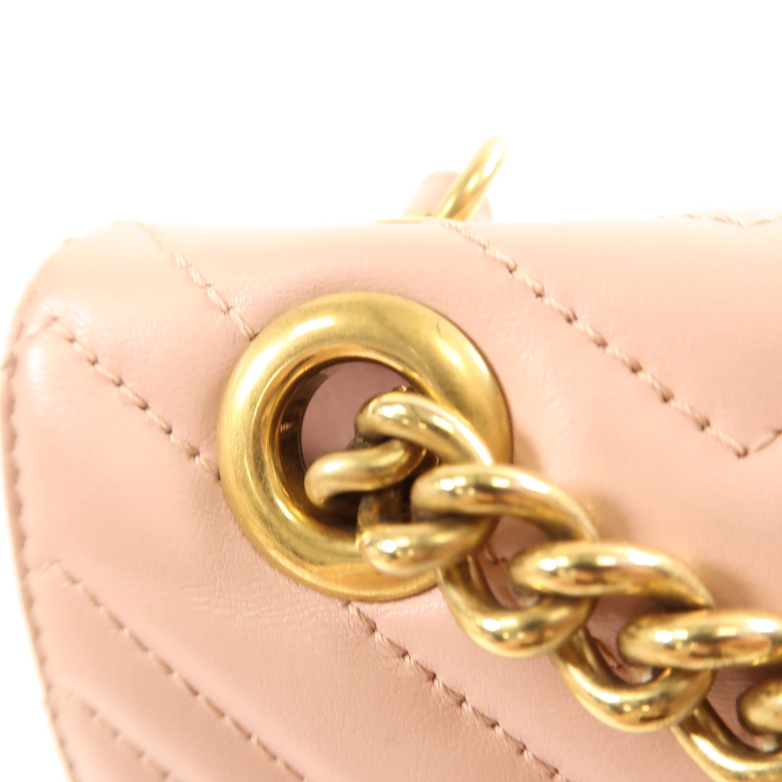 Gucci Small GG Marmont Flap Bag, Matelasse Chevron