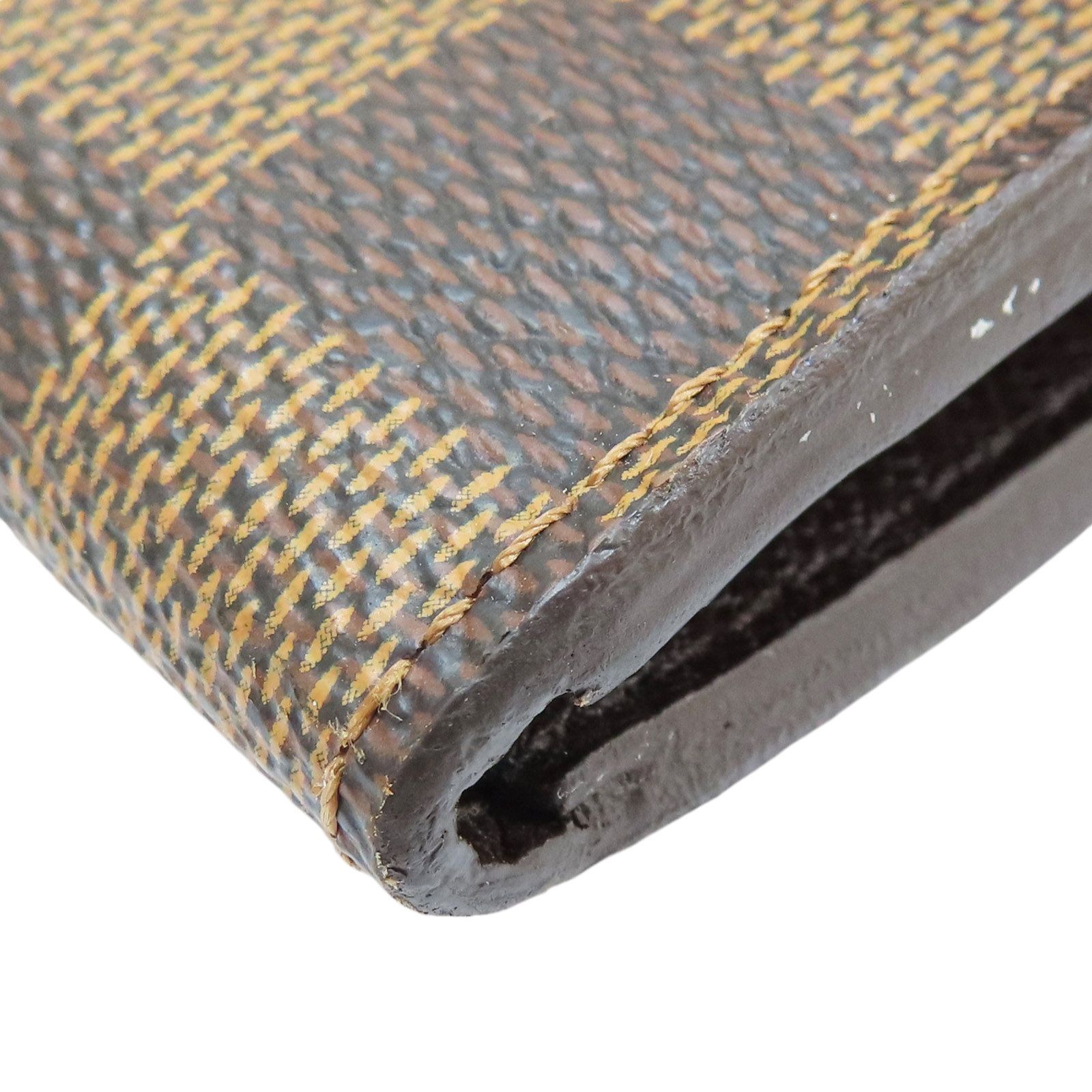 Louis Vuitton Emilie Wallet Damier Ebene Canvas N 63019