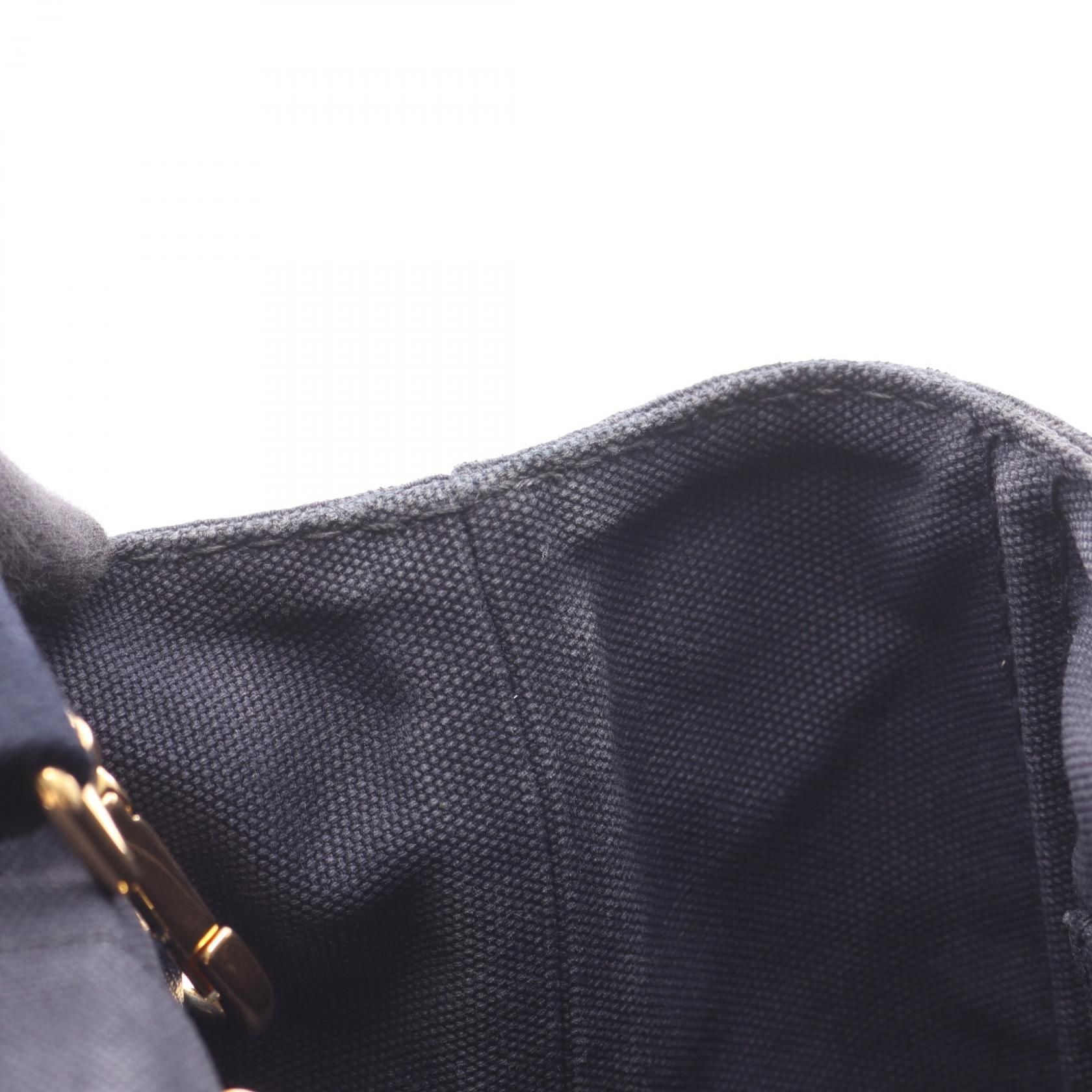 Prada Canapa Canapa Tote Bag Navy Canvas 1bg 439
