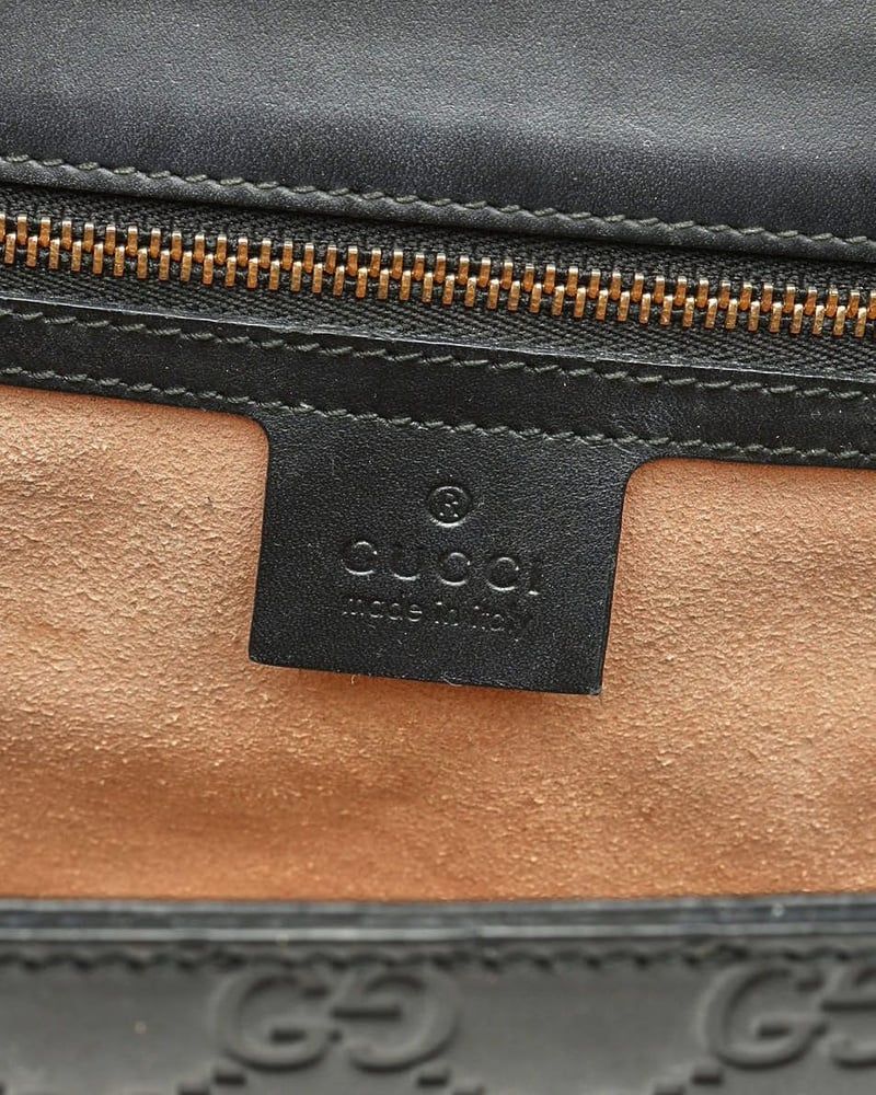 Gucci Medium Guccissima Padlock Bag