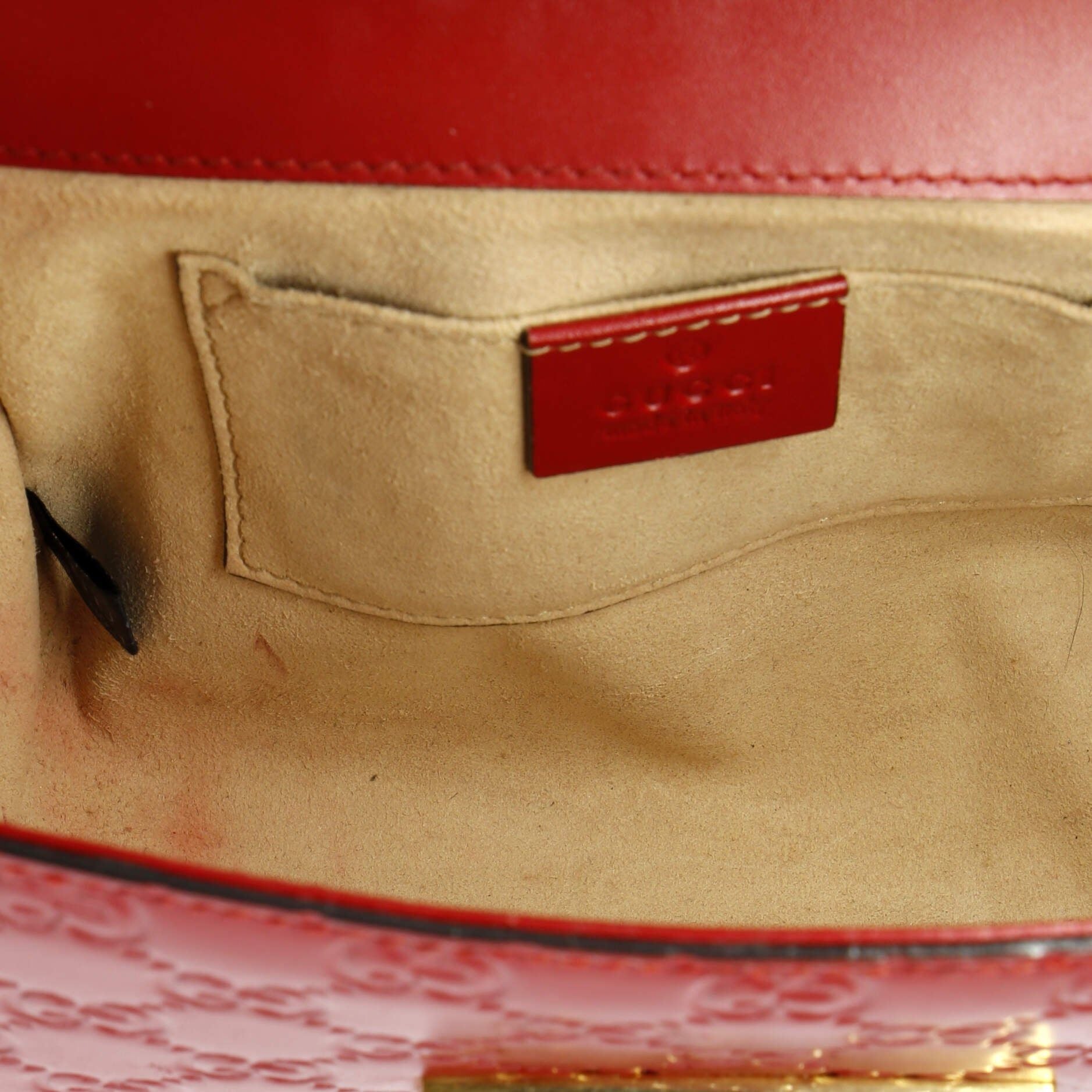 Gucci Padlock Shoulder Bag Guccissima Leather Small