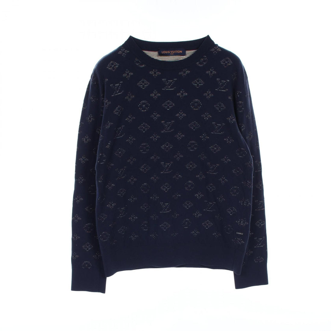 Louis Vuitton Drop Needle Monogram Navy Knit Rm 202q Tbv Hin 44w