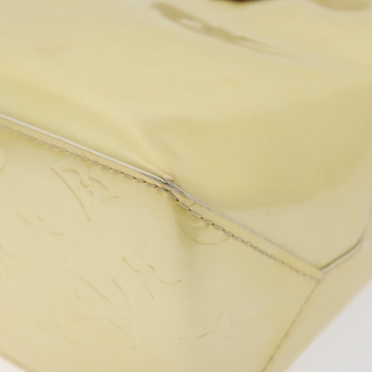 Louis Vuitton Vernis Reade Pm Hand Bag Perle M 91336 Lv Auth