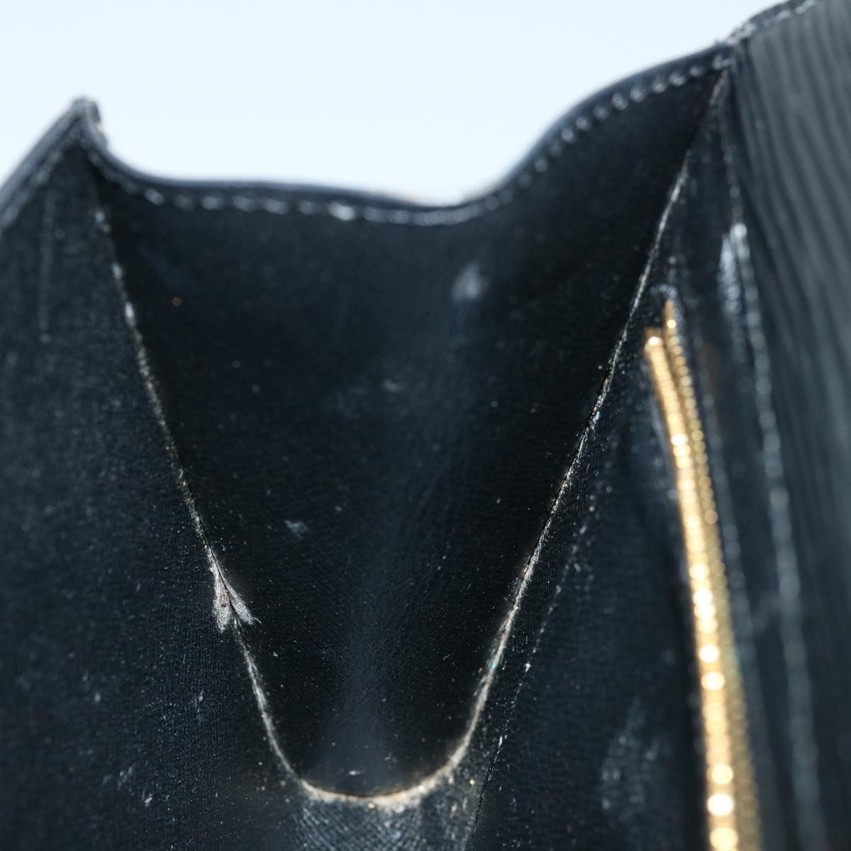 Louis Vuitton Epi Art Deco Clutch Bag Black M 52632 Lv Auth